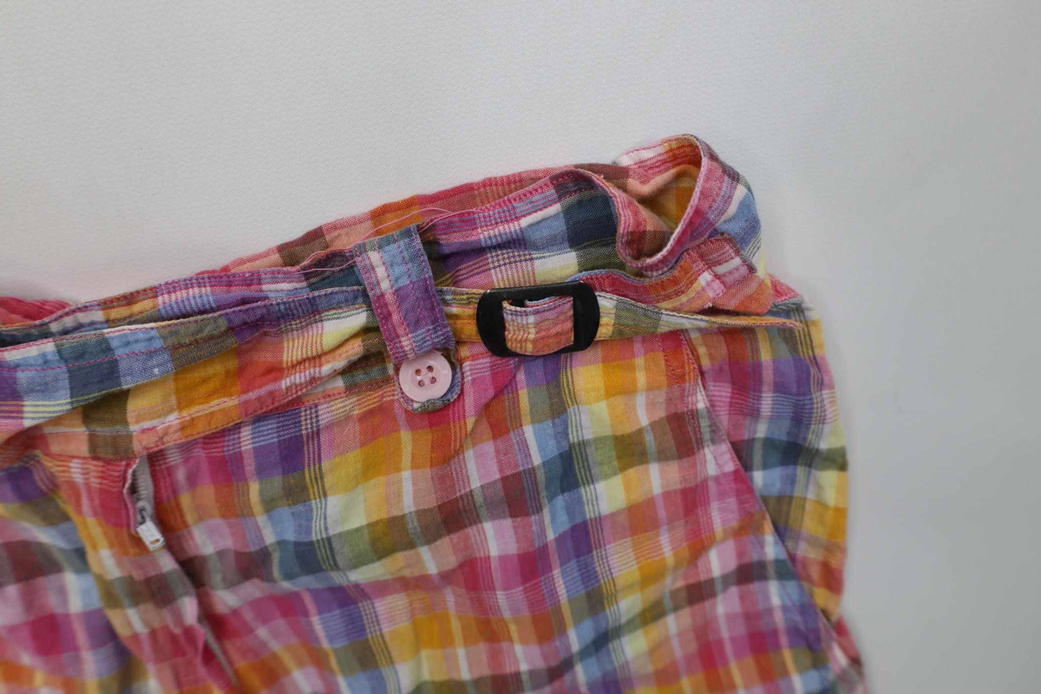 Vintage Vintage 90s Streetwear Madras Gurkha Safari Shorts Cotton Size 26" / US 2 / IT 38 - 9 Thumbnail
