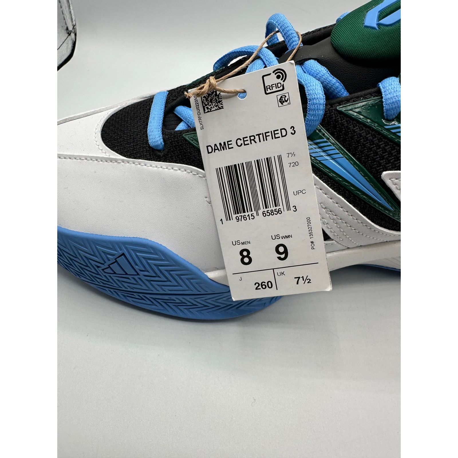 Adidas Adidas Dame Certified 3 Low “Milwaukee Bucks” size 8 men Size US 8 / EU 41 - 7 Thumbnail