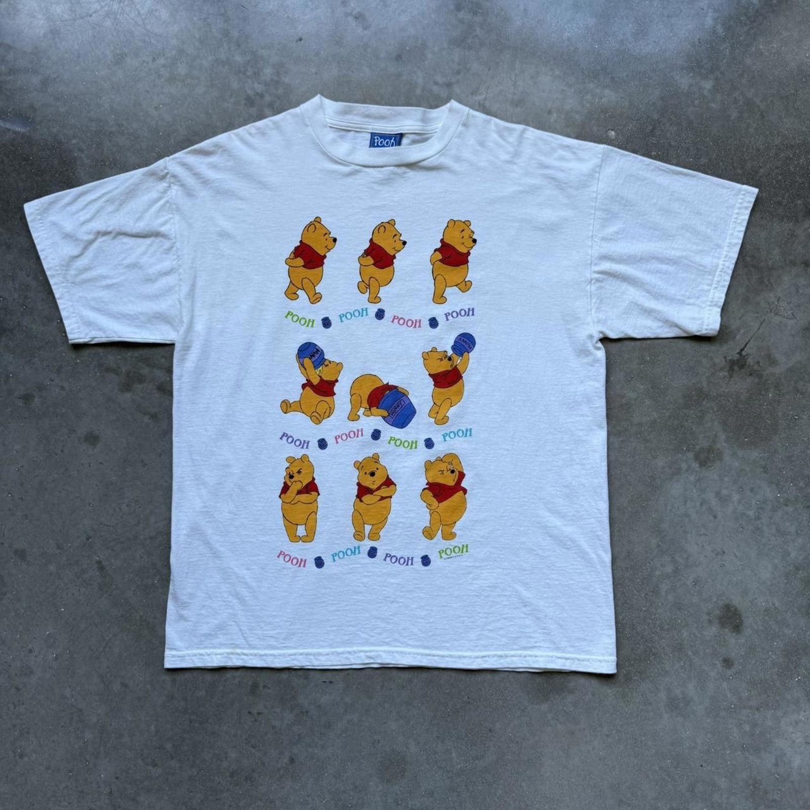 Disney Disney Winnie The Pooh “Pooh & Honey” Vintage T-Shirt Size US XL / EU 56 / 4 - 1 Thumbnail