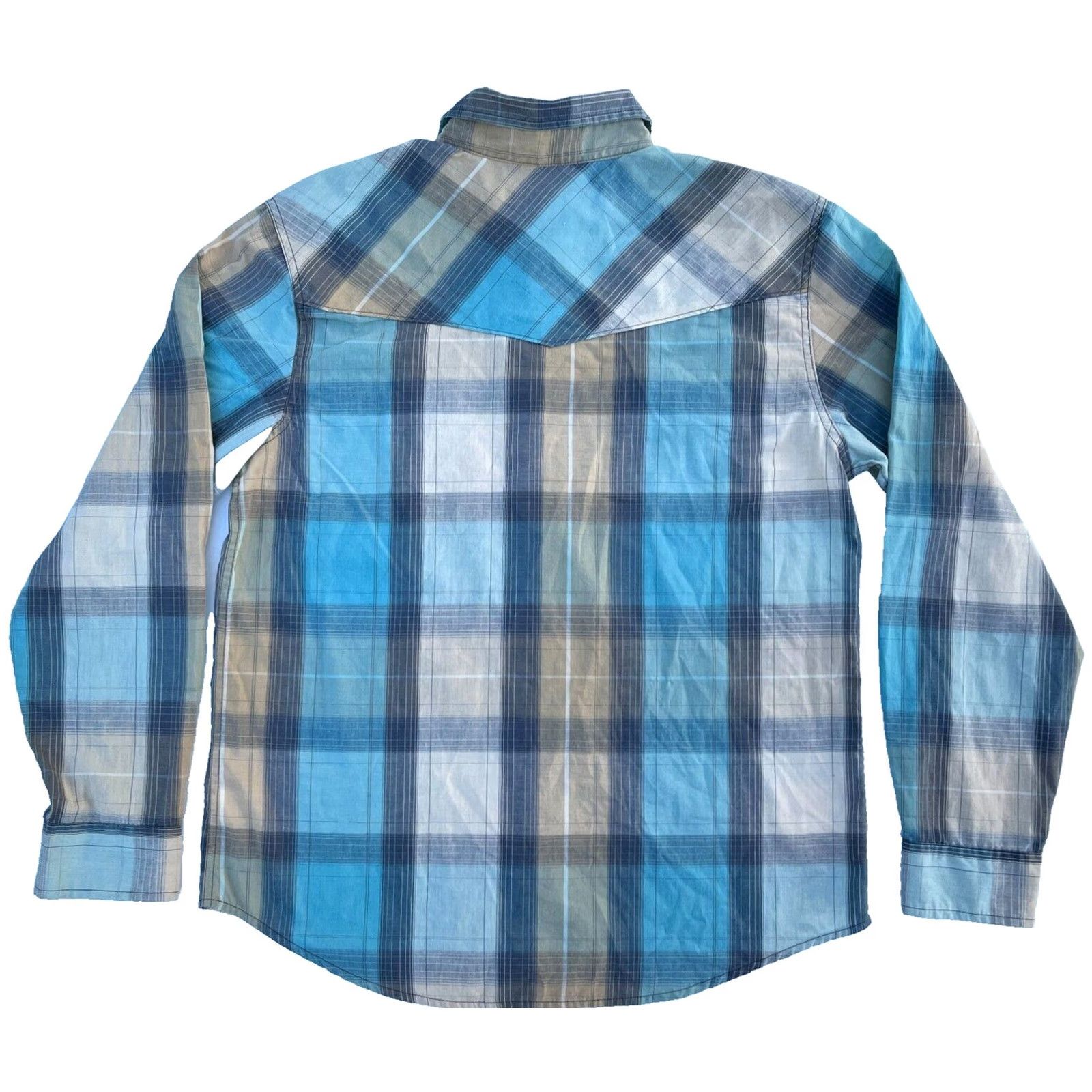Levi's Levi's Pearl Snap Western Shirt Plaid Multicolor XL Mens Tighten to XL Shirt Size US XL / EU 56 / 4 - 2 Thumbnail