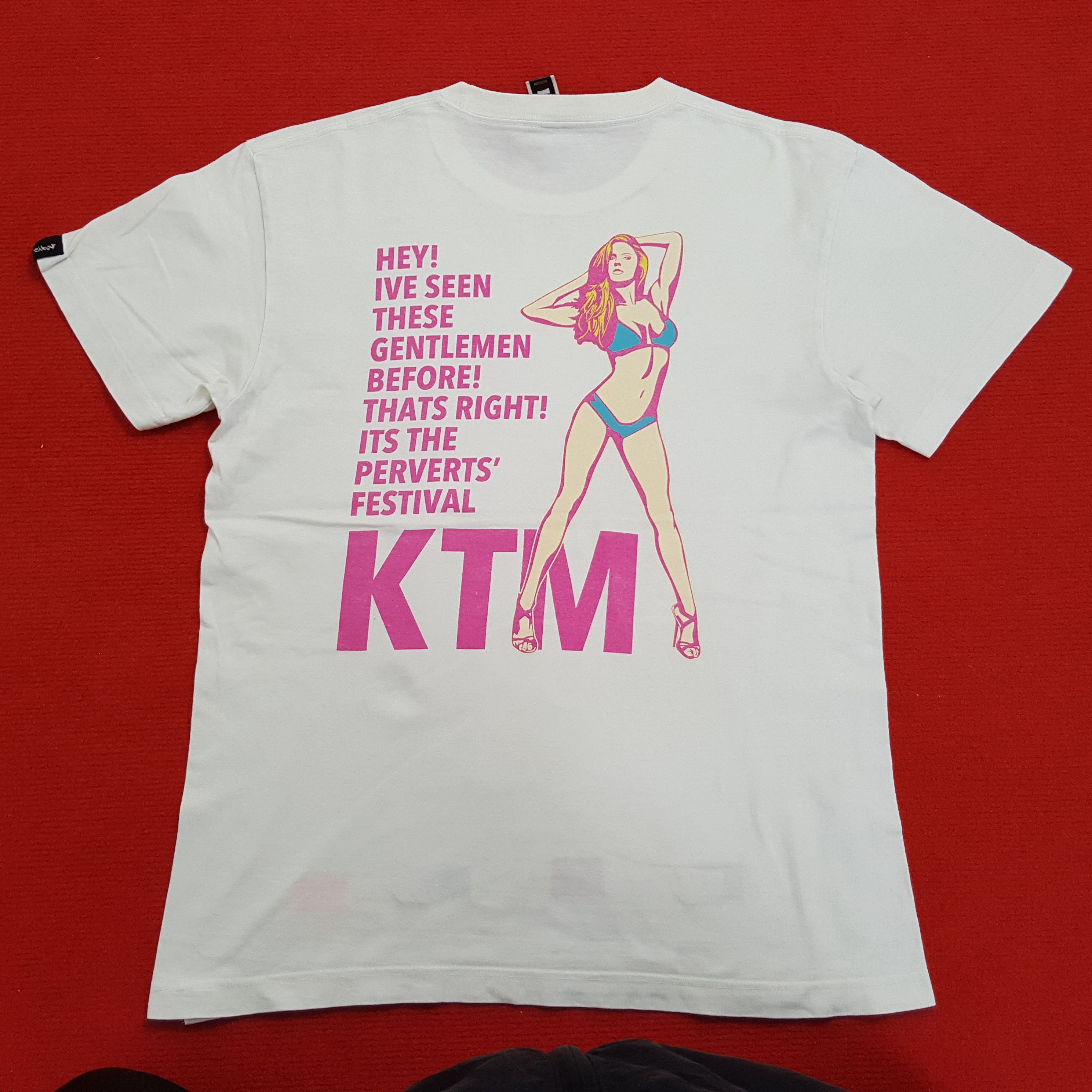 Vintage KTM Streetwear Tshirt Size US M / EU 48-50 / 2 - 1 Thumbnail