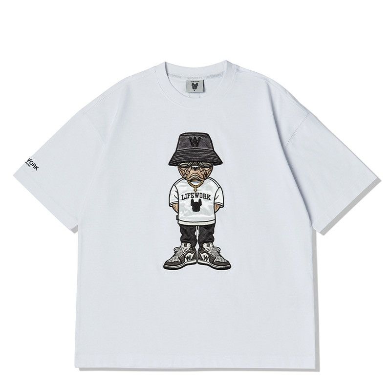 Other Lifework Hipdog Applique White Tee Size US L / EU 52-54 / 3 - 3 Thumbnail
