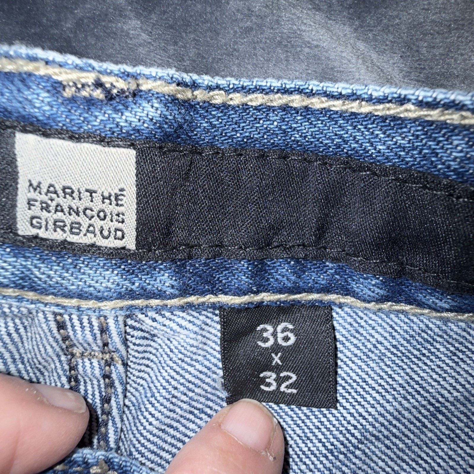 Marithe + Francois Girbaud Marithé François Girbaud Jeans 36x32 Baggy Streetwear EUC Size US 36 / EU 52 - 12 Thumbnail