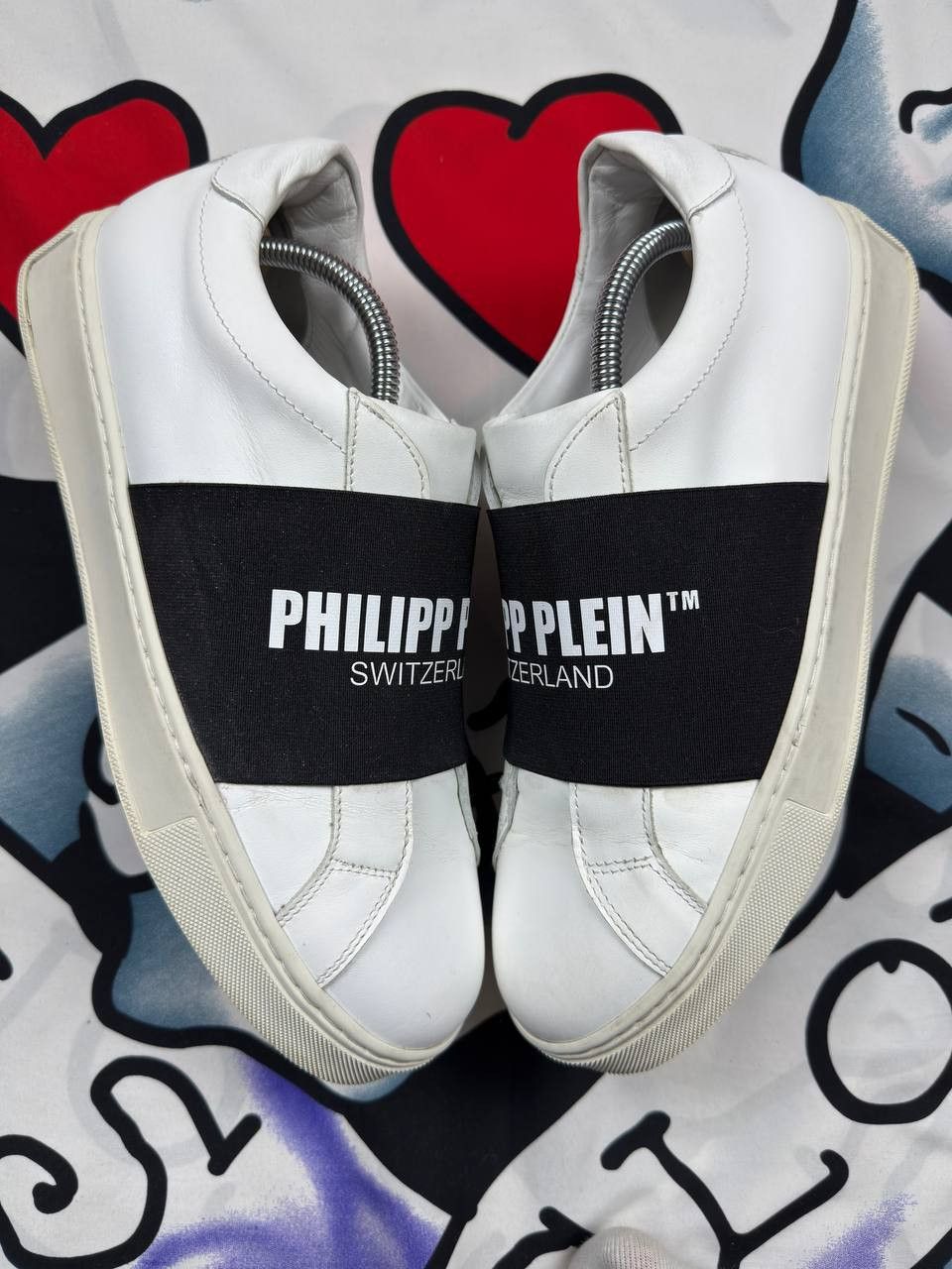 Philipp Plein PHILIPP PLEIN Leather LO-TOP Sneakers Size US 8 / EU 41 - 4 Thumbnail
