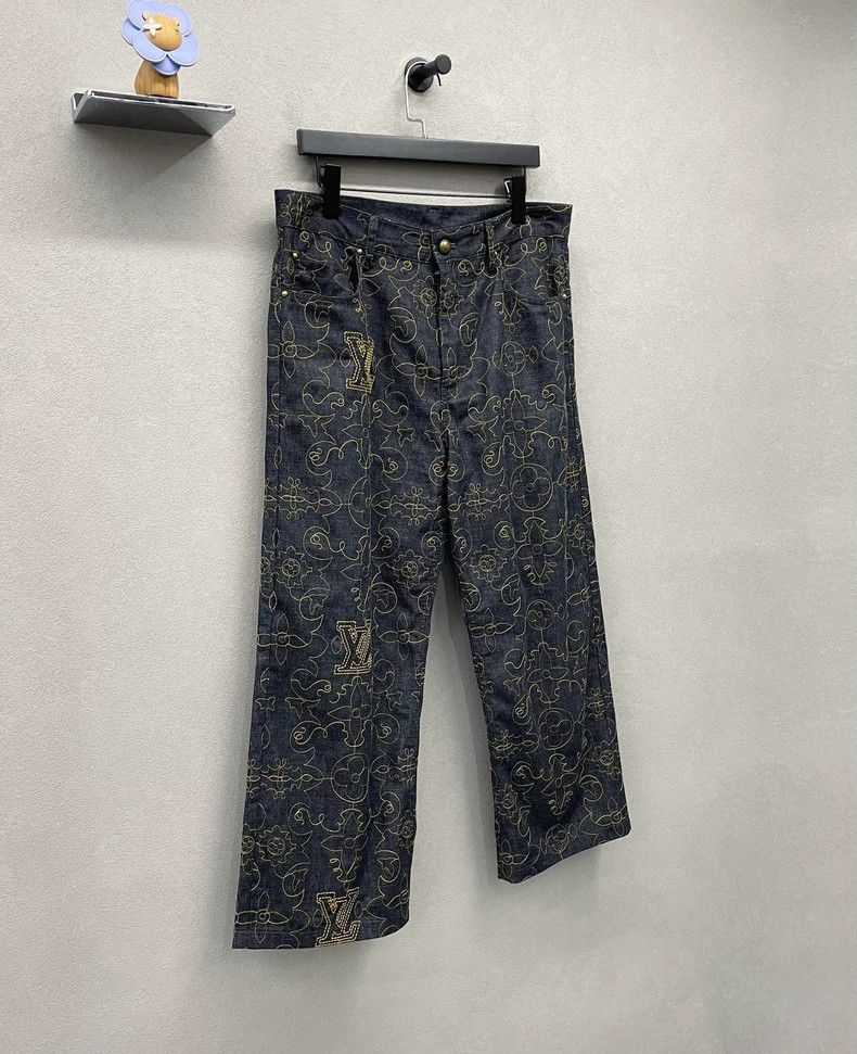 Louis Vuitton Louis Vuitton Timberland Signature Embroidered Jeans Size US 32 / EU 48 - 2 Thumbnail