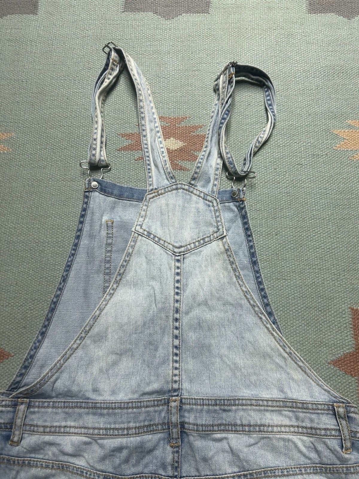 Forever 21 Forever 21 denim shortalls overalls skirt dress jumper M Size 32" / US 10 / IT 46 - 9 Thumbnail