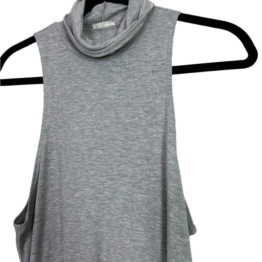 Free People Free People l Topanga Grey Sleeveless Turtleneck Top Medium Size M / US 6-8 / IT 42-44 - 2 Thumbnail