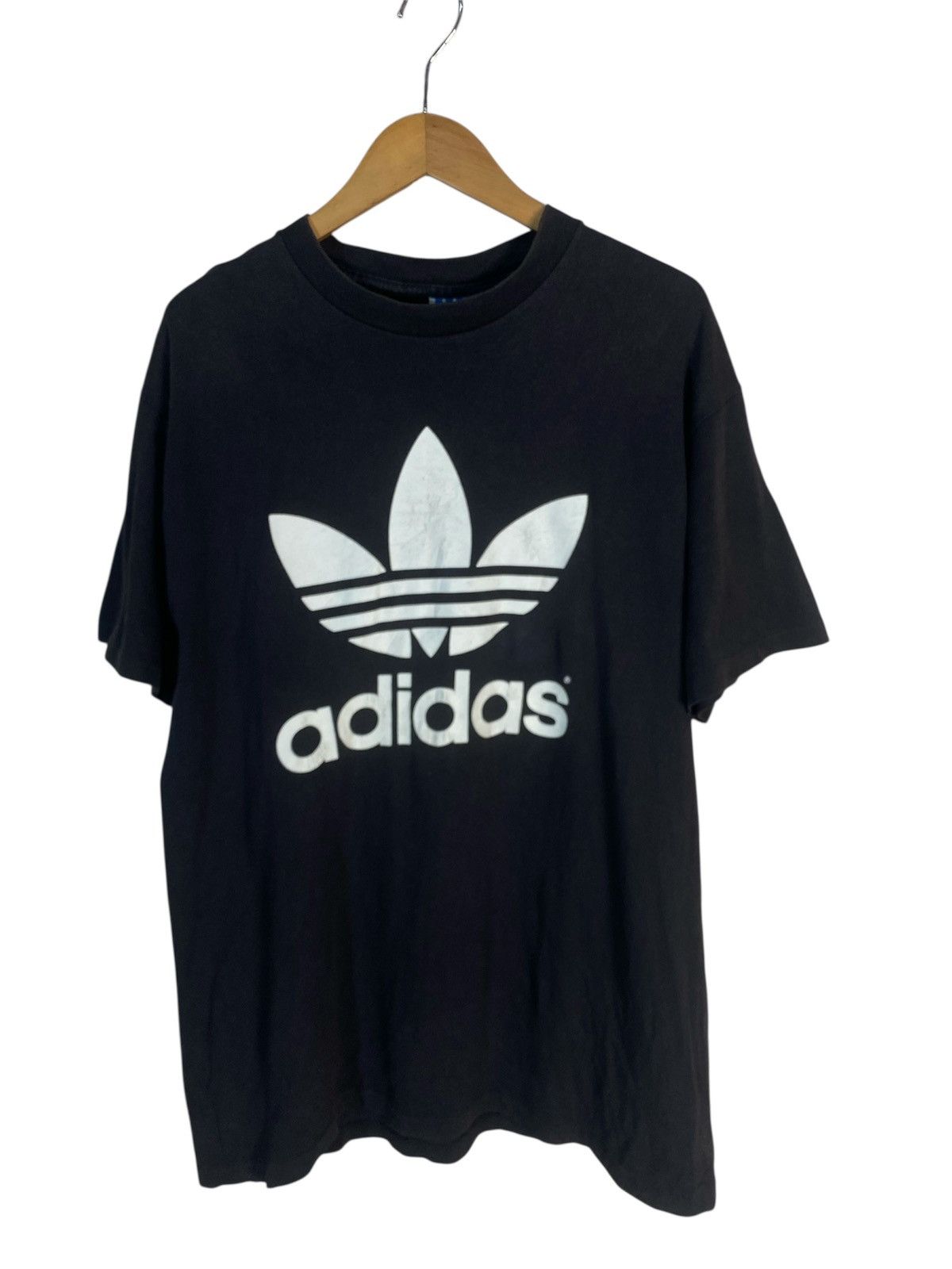 Adidas × Vintage Vintage adidas mirror print T-shirt made in USA Size US L / EU 52-54 / 3 - 1 Thumbnail