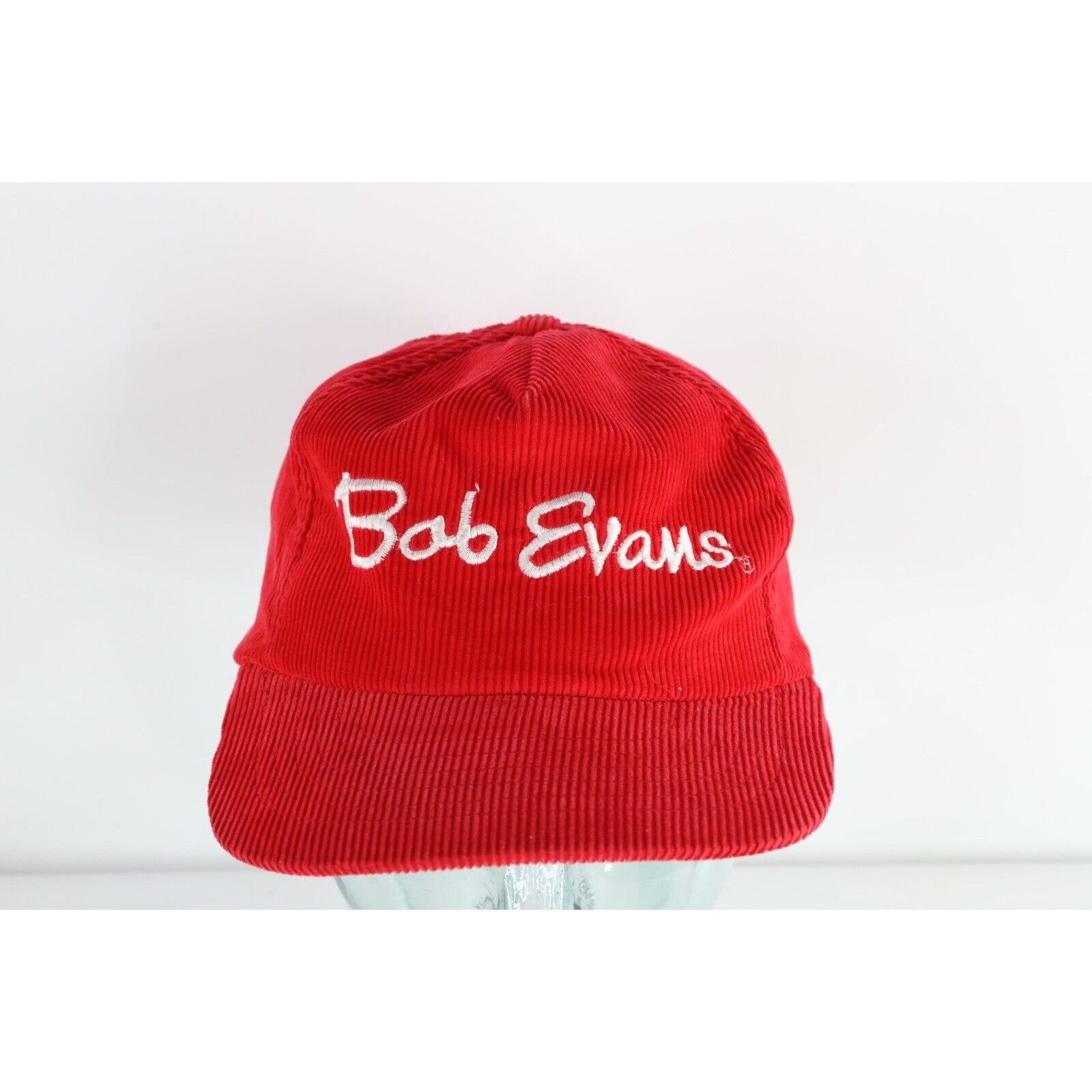 Vintage Vintage 90s Streetwear Faded Bob Evans Corduroy Hat Size ONE SIZE - 1 Thumbnail