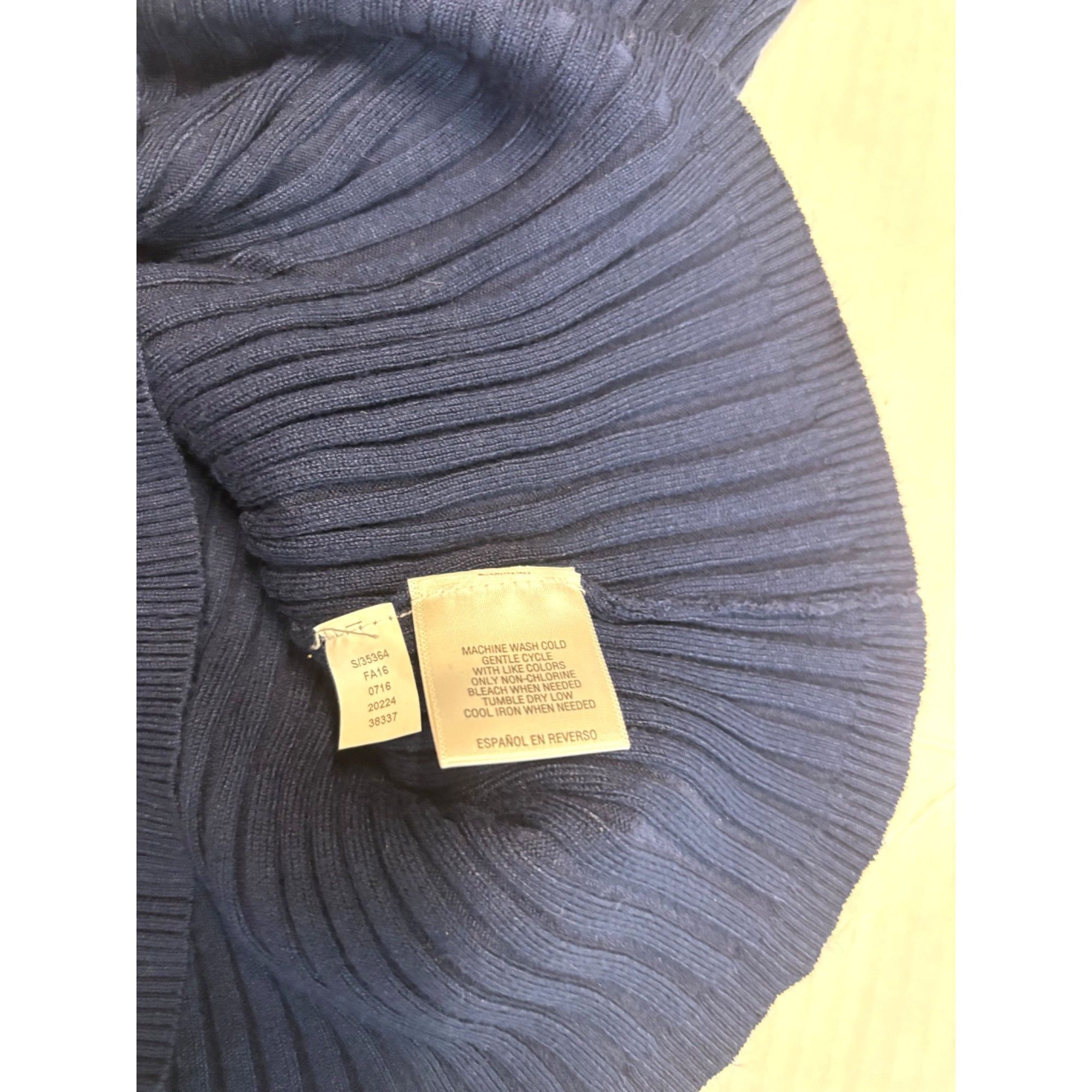 Style & Co Style & Co Mock Neck ribbed Elbow-sleeve, Striped Sweater, S Size M / US 6-8 / IT 42-44 - 7 Thumbnail