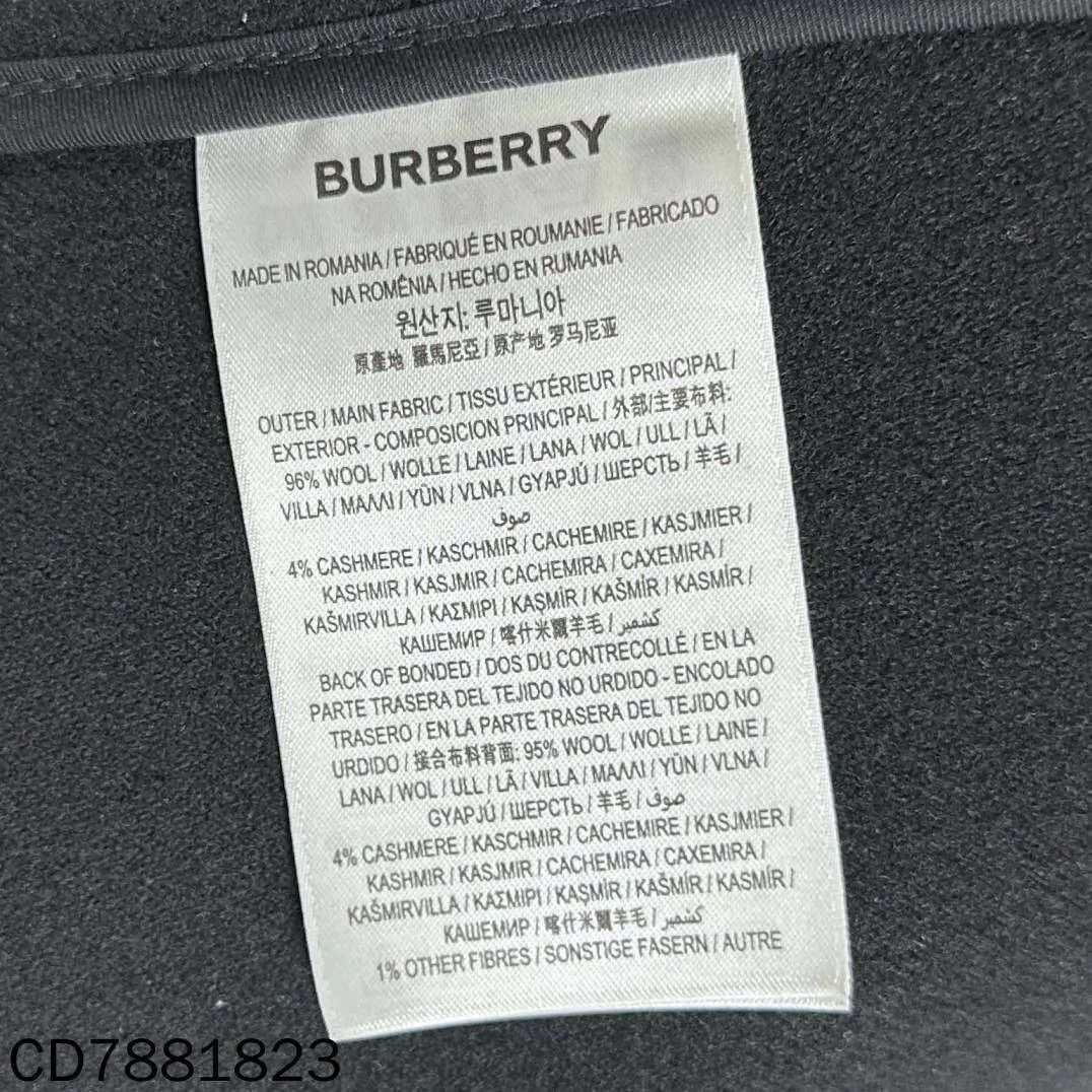 Burberry Burberry Dark Gray Check Horn Button Overcoat S Size S / US 4 / IT 40 - 4 Thumbnail