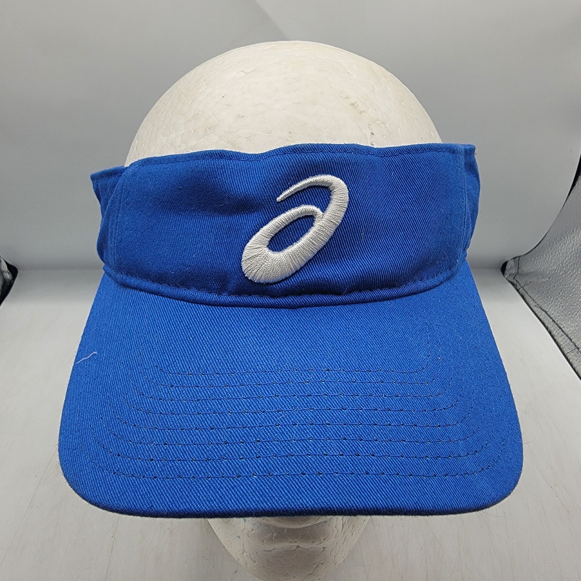 Asics Asics Adults Blue Visor Hat One Size Fits Most Golf Adjustab Size ONE SIZE - 1 Thumbnail