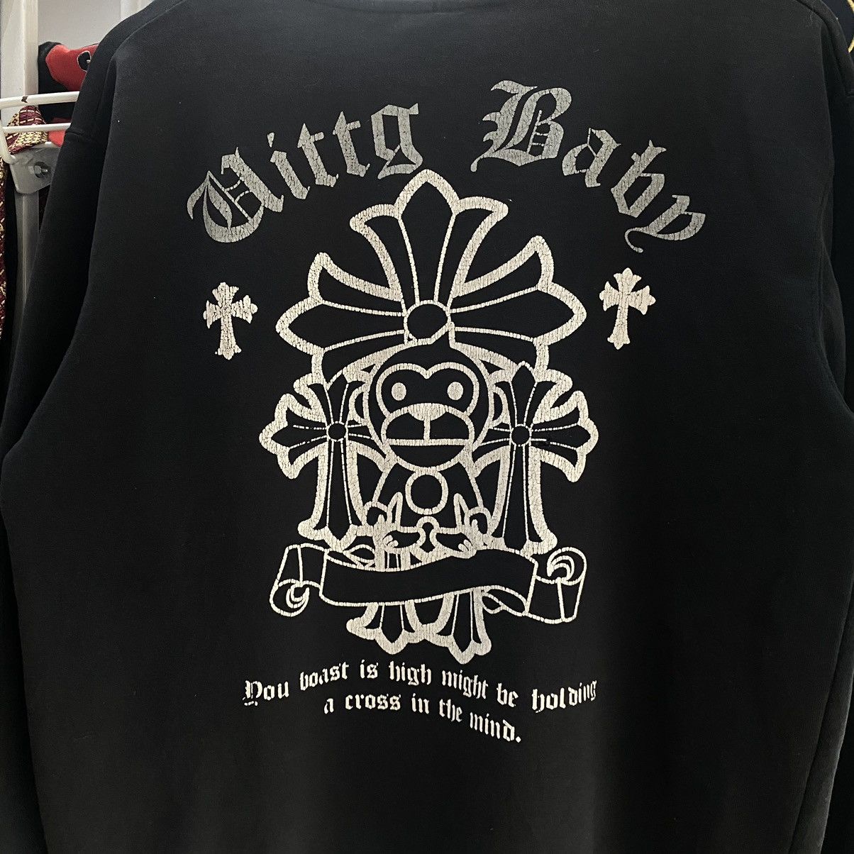 Hysteric Glamour × If Six Was Nine × Japanese Brand Uittg Baby Chrome Hearts Parody Sweatshirts Size US M / EU 48-50 / 2 - 6 Thumbnail