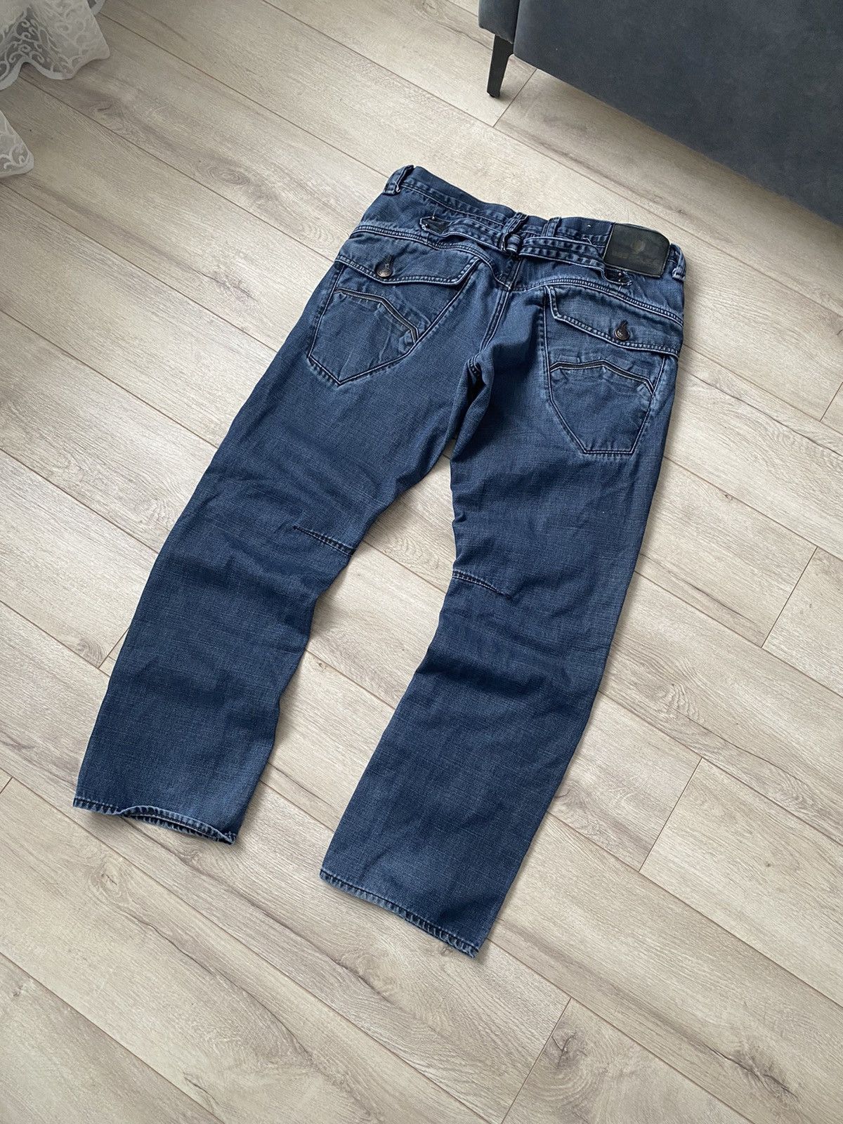 Hysteric Glamour Vintage VTG Faded Japanese Style Cargo Faded Y2K Jeans Denim Size US 32 / EU 48 - 1 Thumbnail
