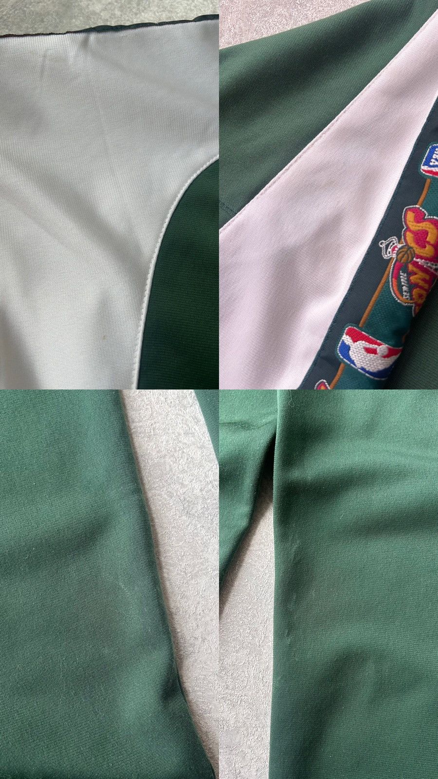 Champion Y2K 90s NBA Champion Seattle Supersonics Warm up Suit Size US XL / EU 56 / 4 - 19 Thumbnail
