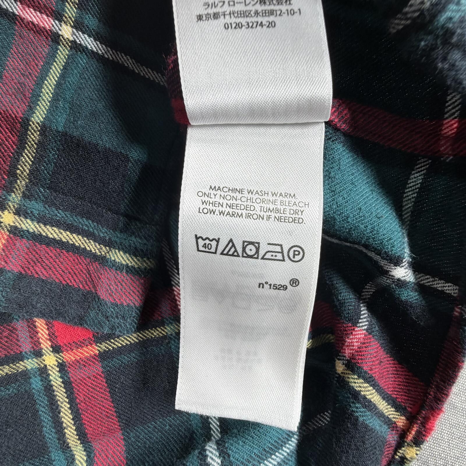 Polo Ralph Lauren Ralph Lauren Shirt Men's L Green Plaid Performance Flannel Size US L / EU 52-54 / 3 - 6 Thumbnail