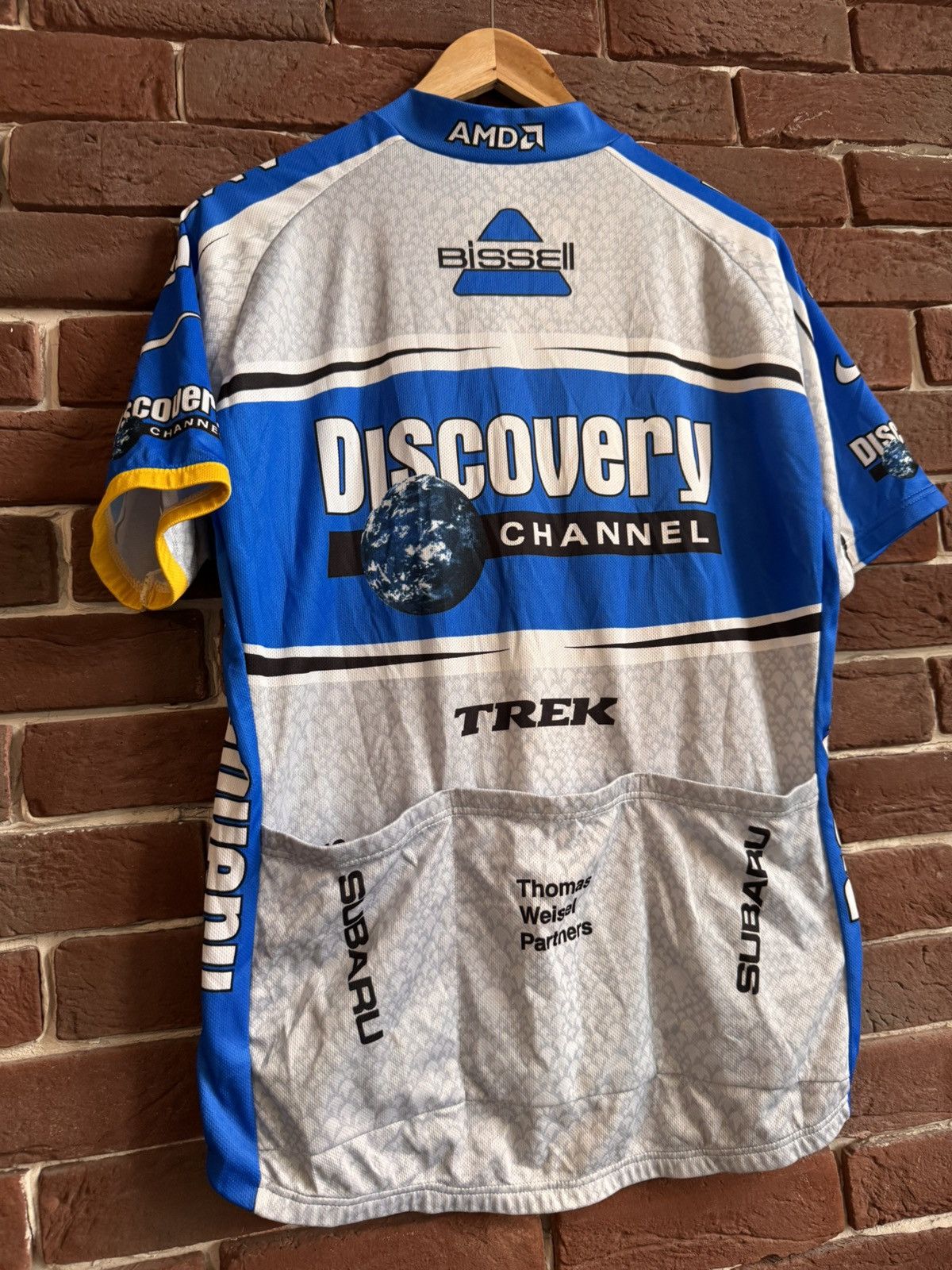 Nike rare 00s Nike Trek Team Discovery Channel Cycling Jersey Size US L / EU 52-54 / 3 - 4 Thumbnail