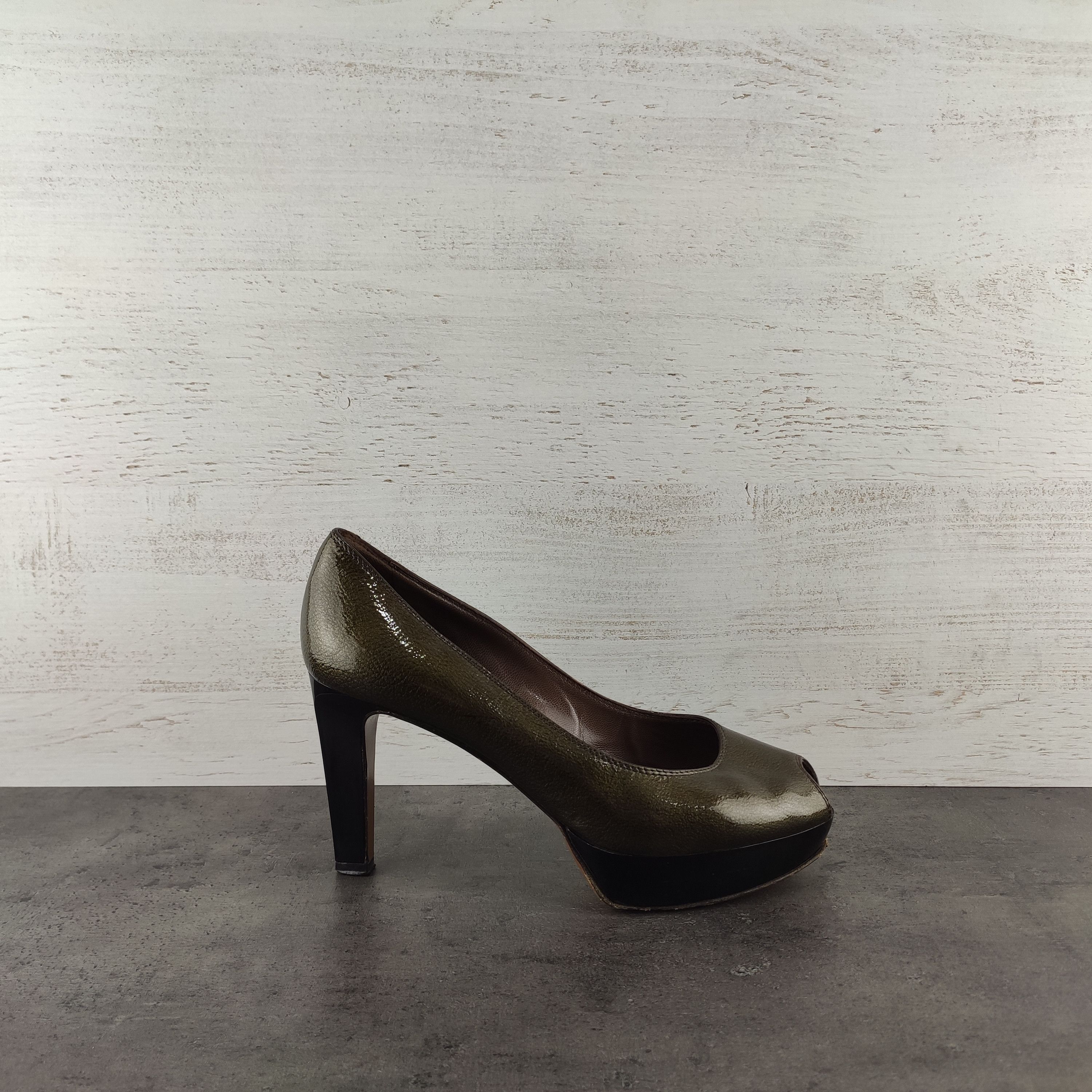 Marni Marni green patent leather heels 37.5 Size US 7.5 / IT 37.5 - 1 Thumbnail