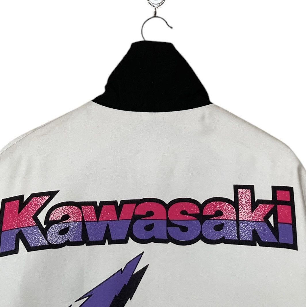 Vintage Vintage Brand Racing Kawasaki Motorcycle Jacket 1990s Size US L / EU 52-54 / 3 - 8 Thumbnail