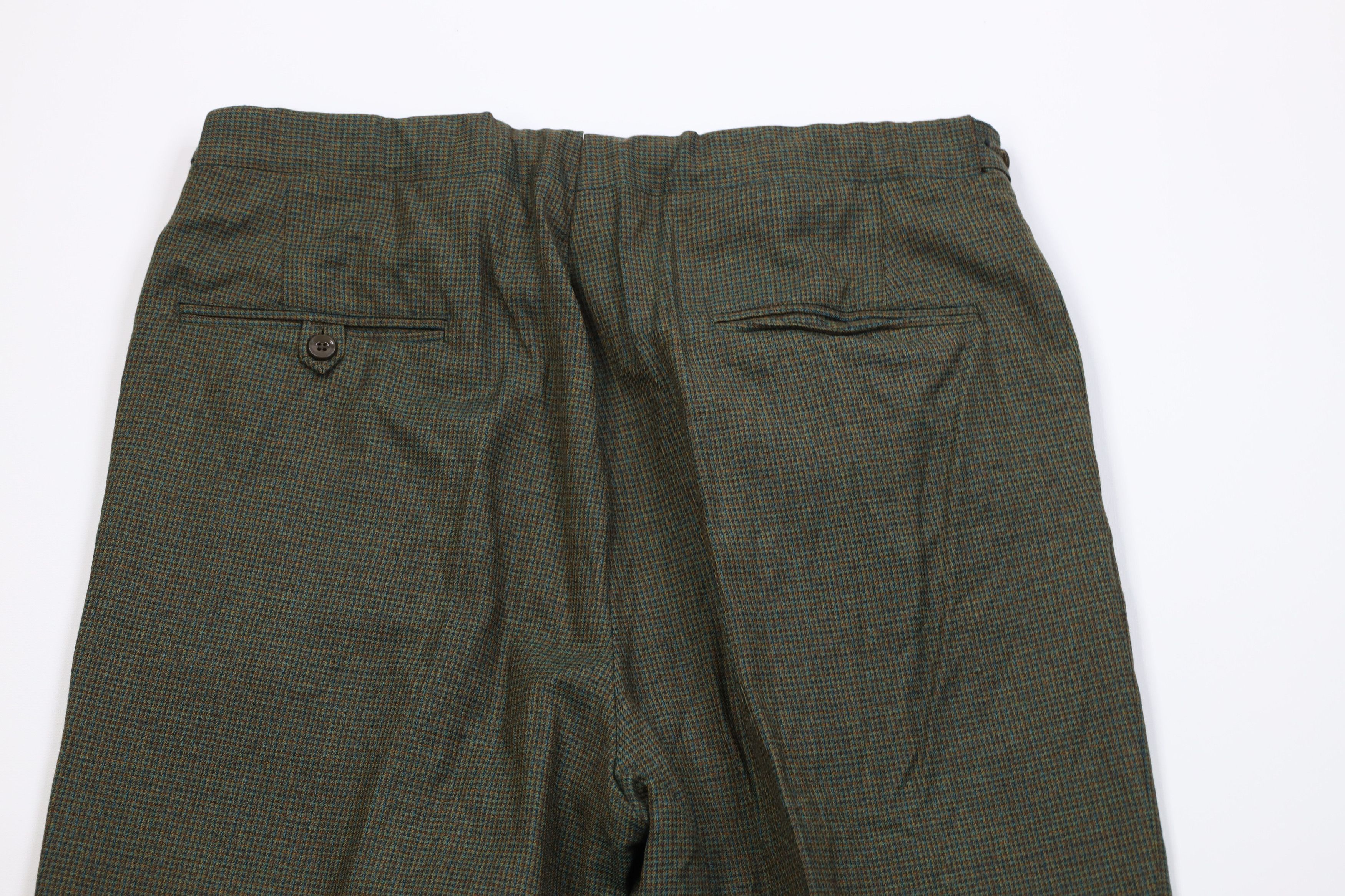 Vintage Vintage 50s Streetwear Wool Knit Chino Pants Houndstooth USA Size US 34 / EU 50 - 11 Thumbnail