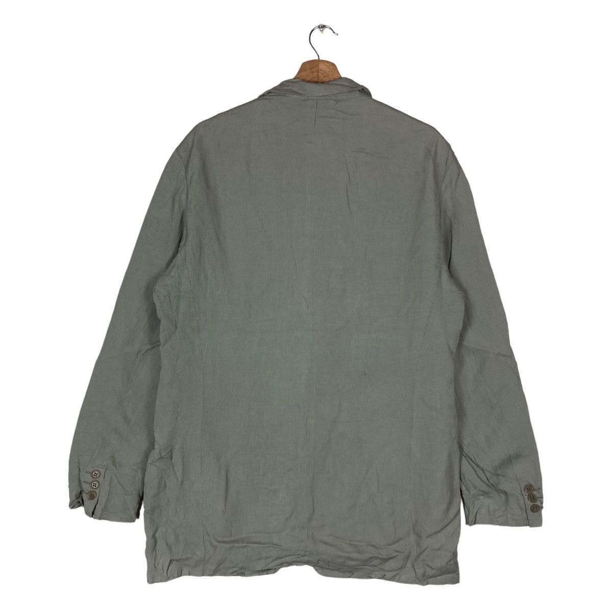 Emporio Armani Vintage Emporio Armani Flat Button Coat Jacket Size US M / EU 48-50 / 2 - 4 Thumbnail
