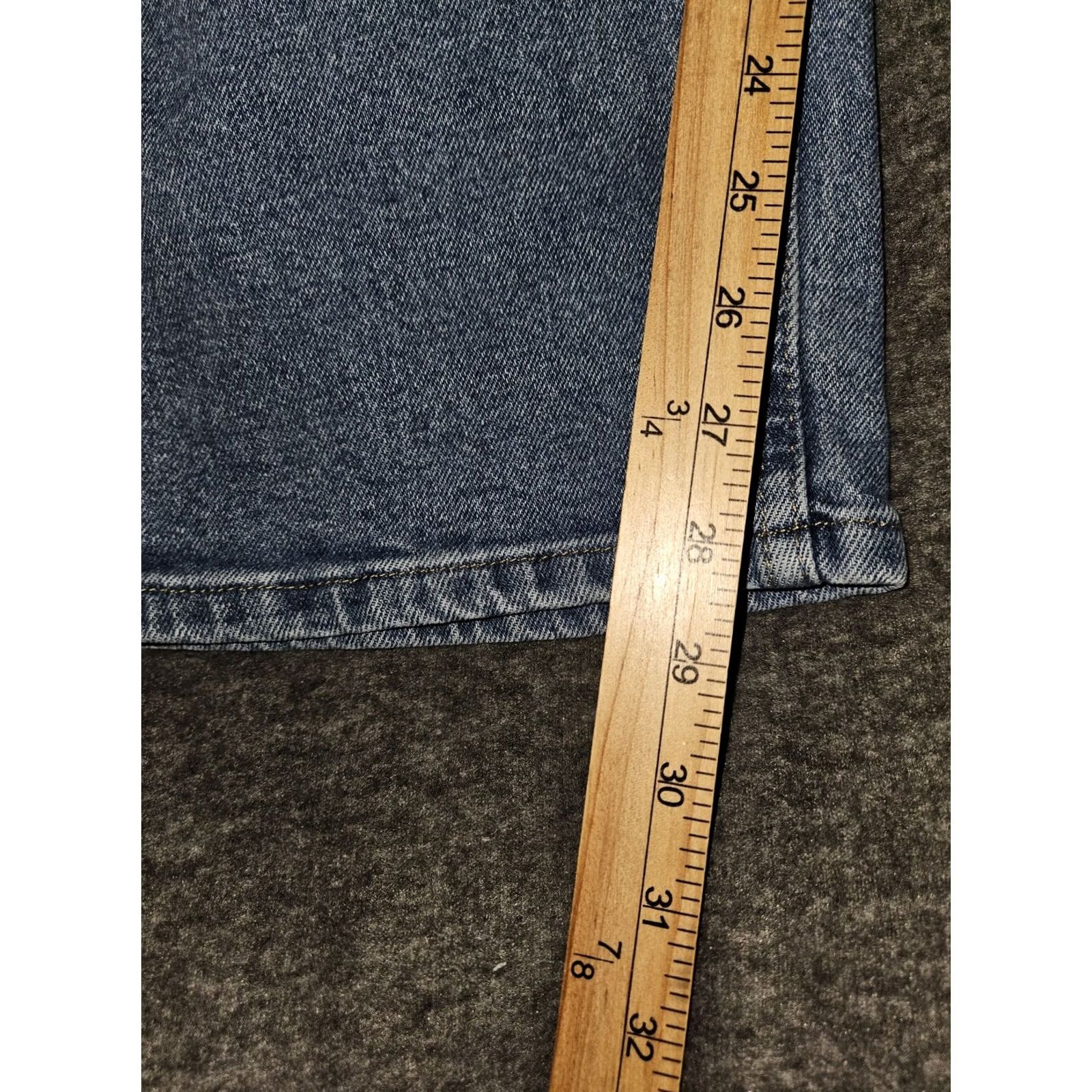 Wrangler Wrangler Jeans Men 5-Pocket Denim Straight Leg Blue 40x30 Regular Fit USA Cowboy Workwear Mens Size US 40 / EU 56 - 5 Thumbnail