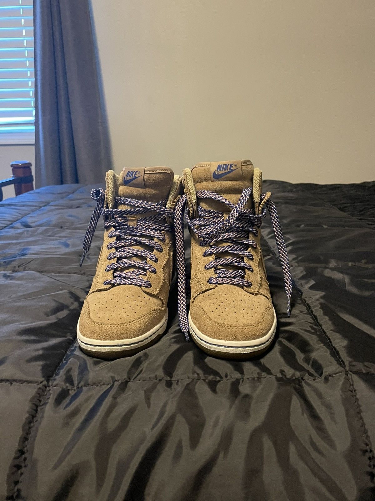 Nike Nike Dunk Sky Hi Wedge “Filbert” – Women’s Size (Rare Suede) Size US 7 / IT 37 - 4 Thumbnail