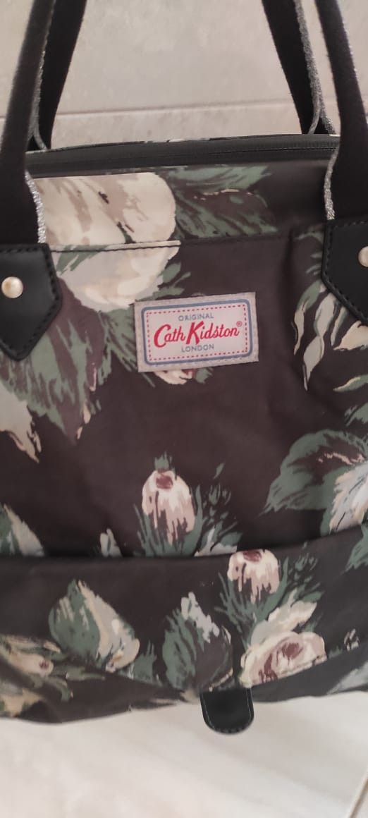 Vintage CATH KIDSTON London Backpack Floral Adjustable Strap Handbag Size ONE SIZE - 4 Thumbnail