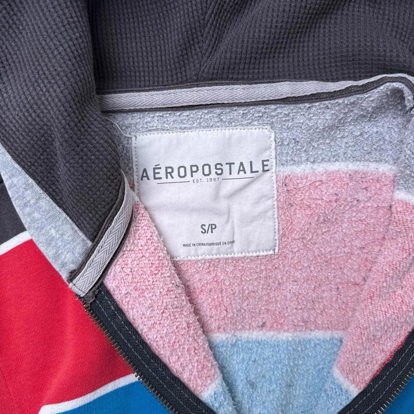 Aeropostale Y2K Aeropostale 00s Grunge Zip Up Hoode Jacket Size US S / EU 44-46 / 1 - 3 Thumbnail