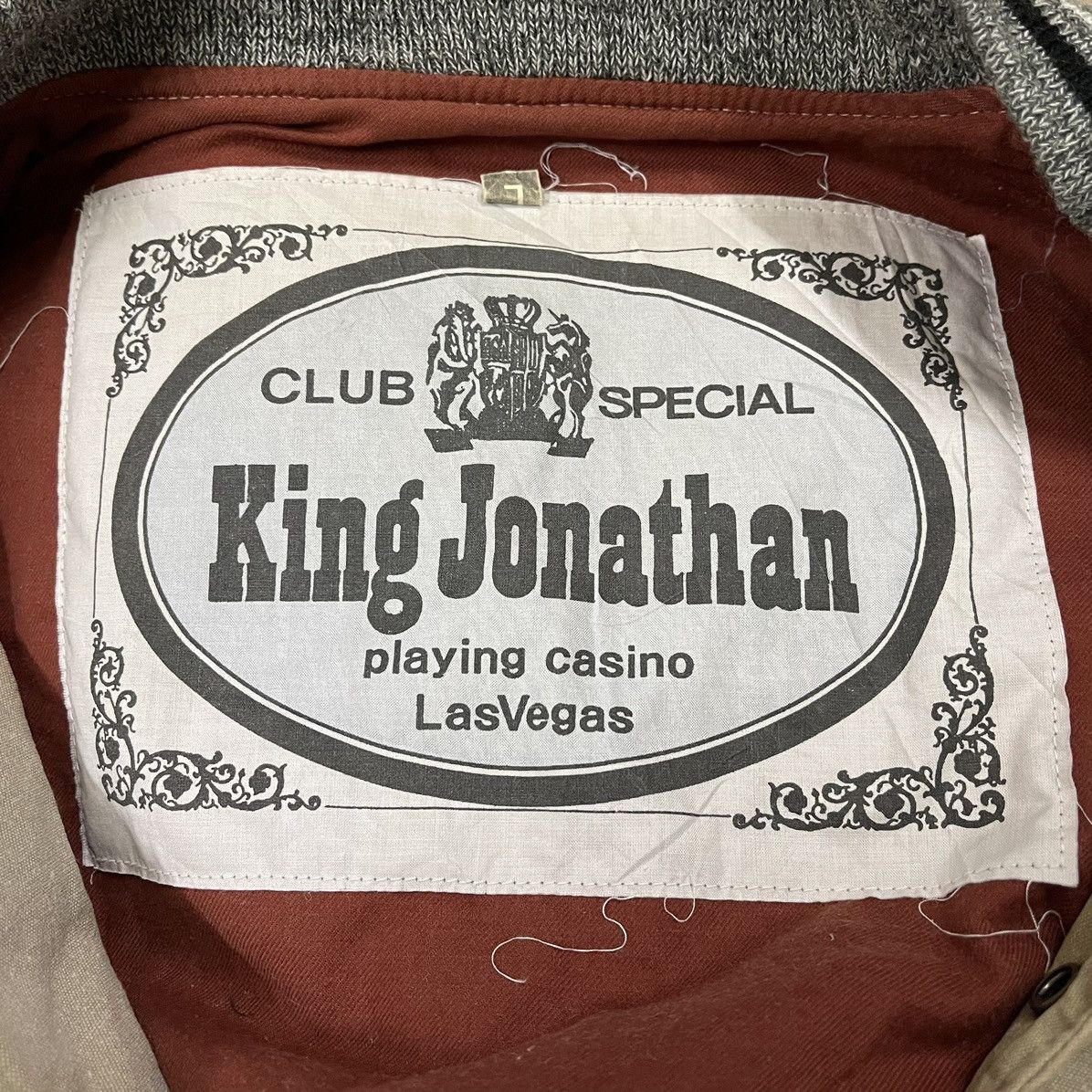 Buzz Rickson's Vintage 90s King Jonathan Playing Casino Las Vegas Jacket Size US M / EU 48-50 / 2 - 9 Thumbnail