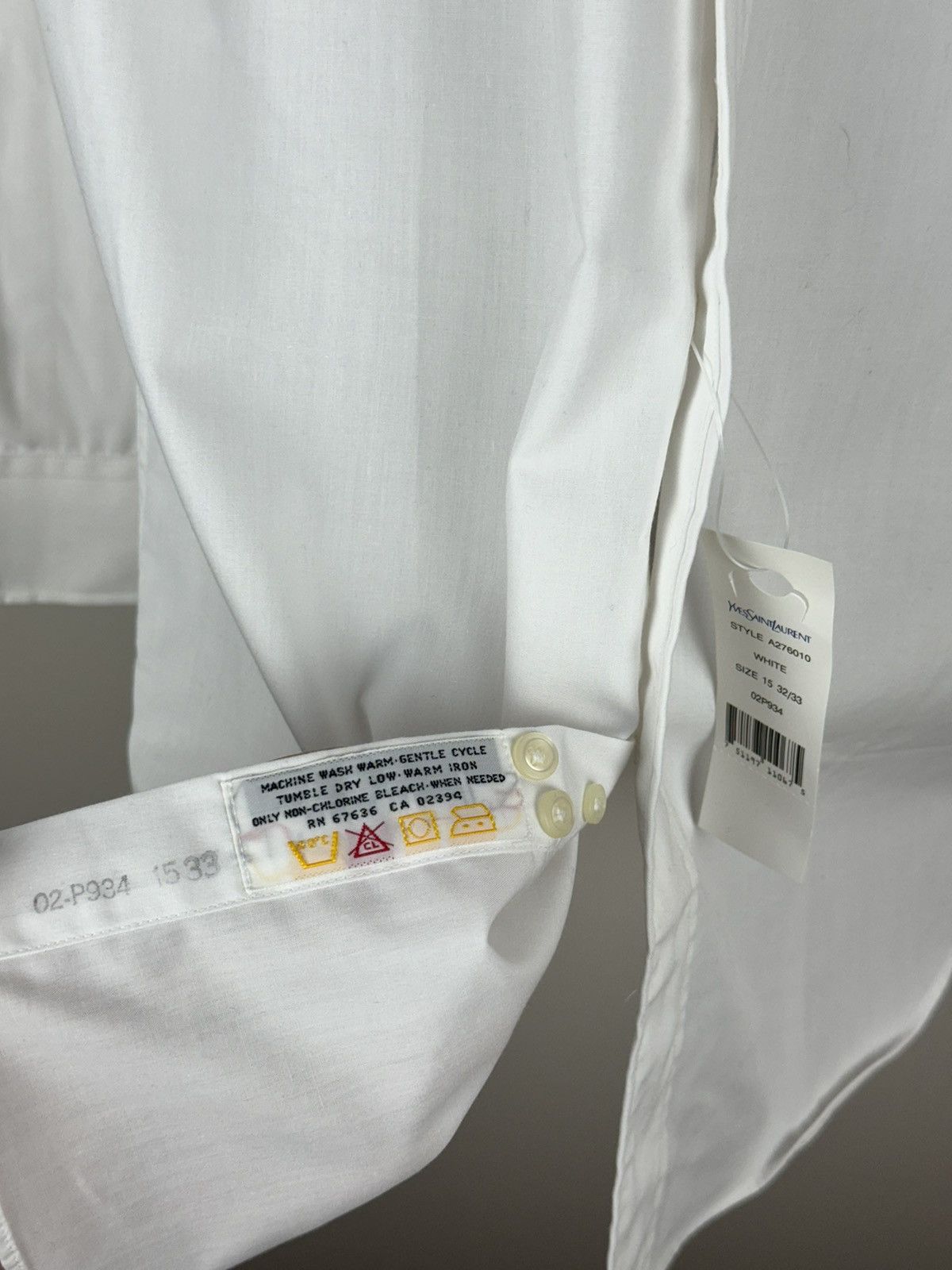 Vintage × Yves Saint Laurent White classic shirt Yves Saint Laurent original luxury item Size US M / EU 48-50 / 2 - 4 Thumbnail