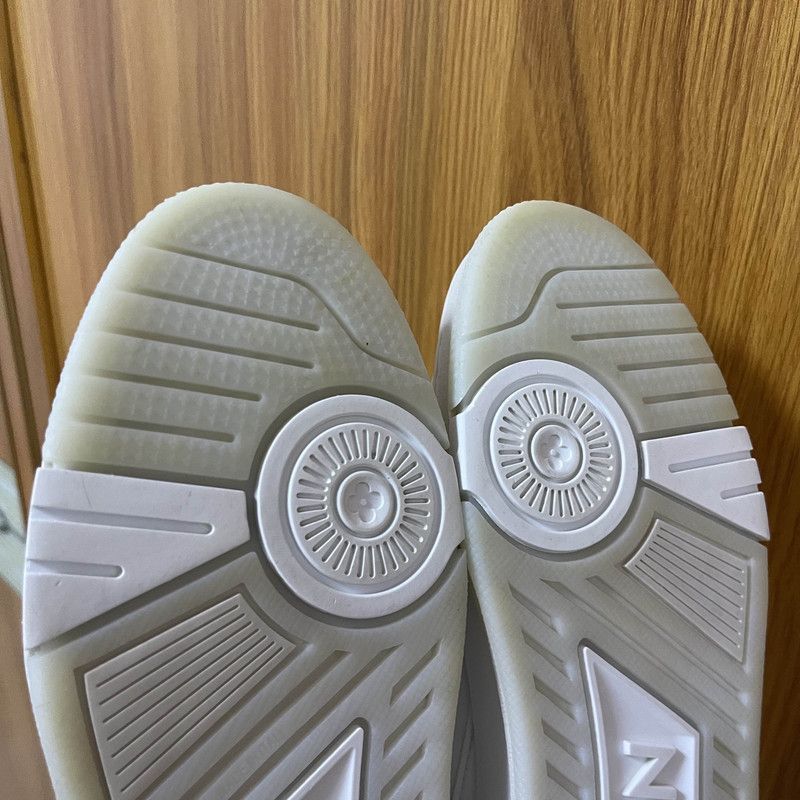 Louis Vuitton Louis Vuitton White Leather Trainer Sneakers for All -2508 Size US 8 / EU 41 - 8 Thumbnail