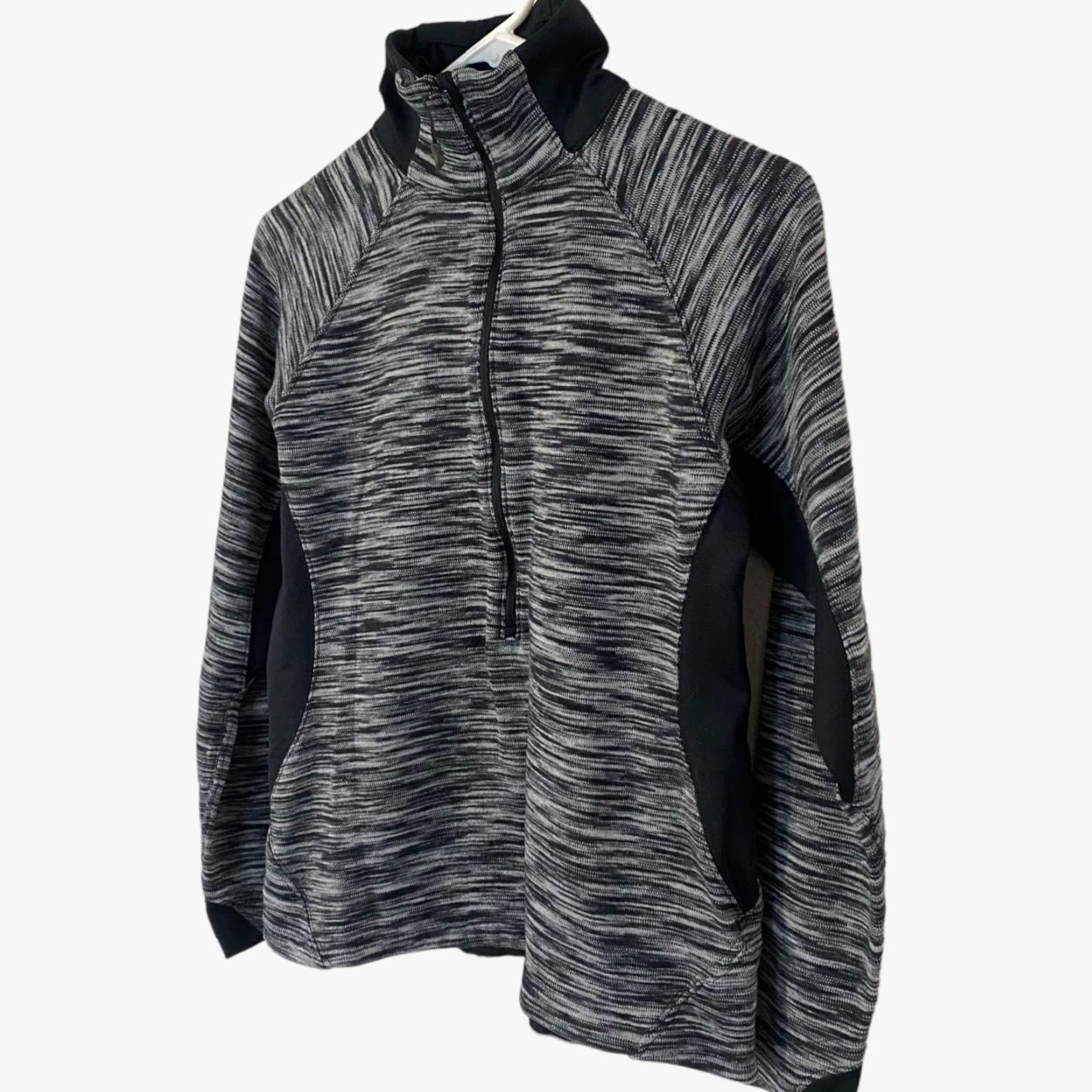 Vintage Columbia Optic Got It II 1/2 Zip Pullover Womens Medium Gray Mock Neck Pullover Activewear Casual Jacket Size M / US 6-8 / IT 42-44 - 2 Thumbnail