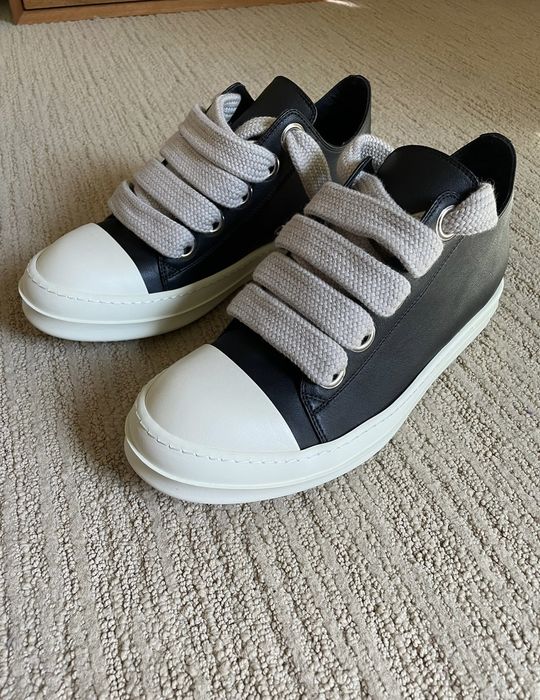 Rick Owens Rick Owens Jumbo Laces Low | Grailed