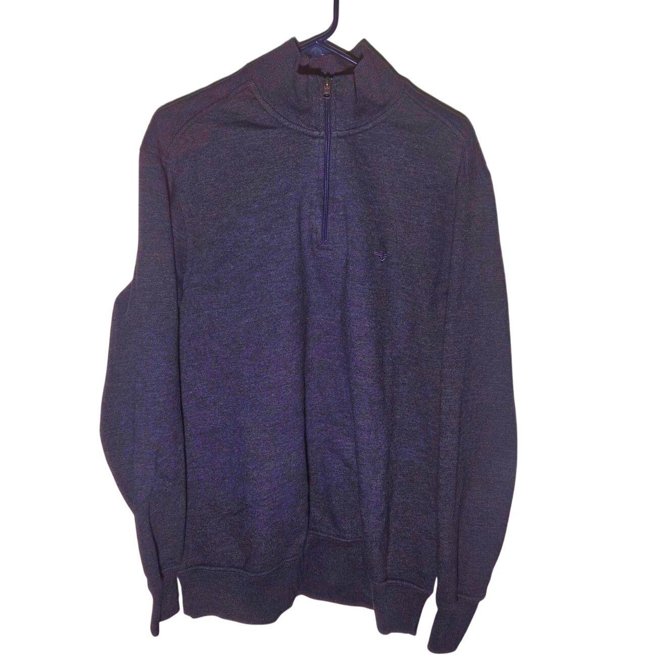 Dockers Dockers Men's XL Navy Blue Quarter Zip Sweater - Cozy Size US XL / EU 56 / 4 - 1 Thumbnail