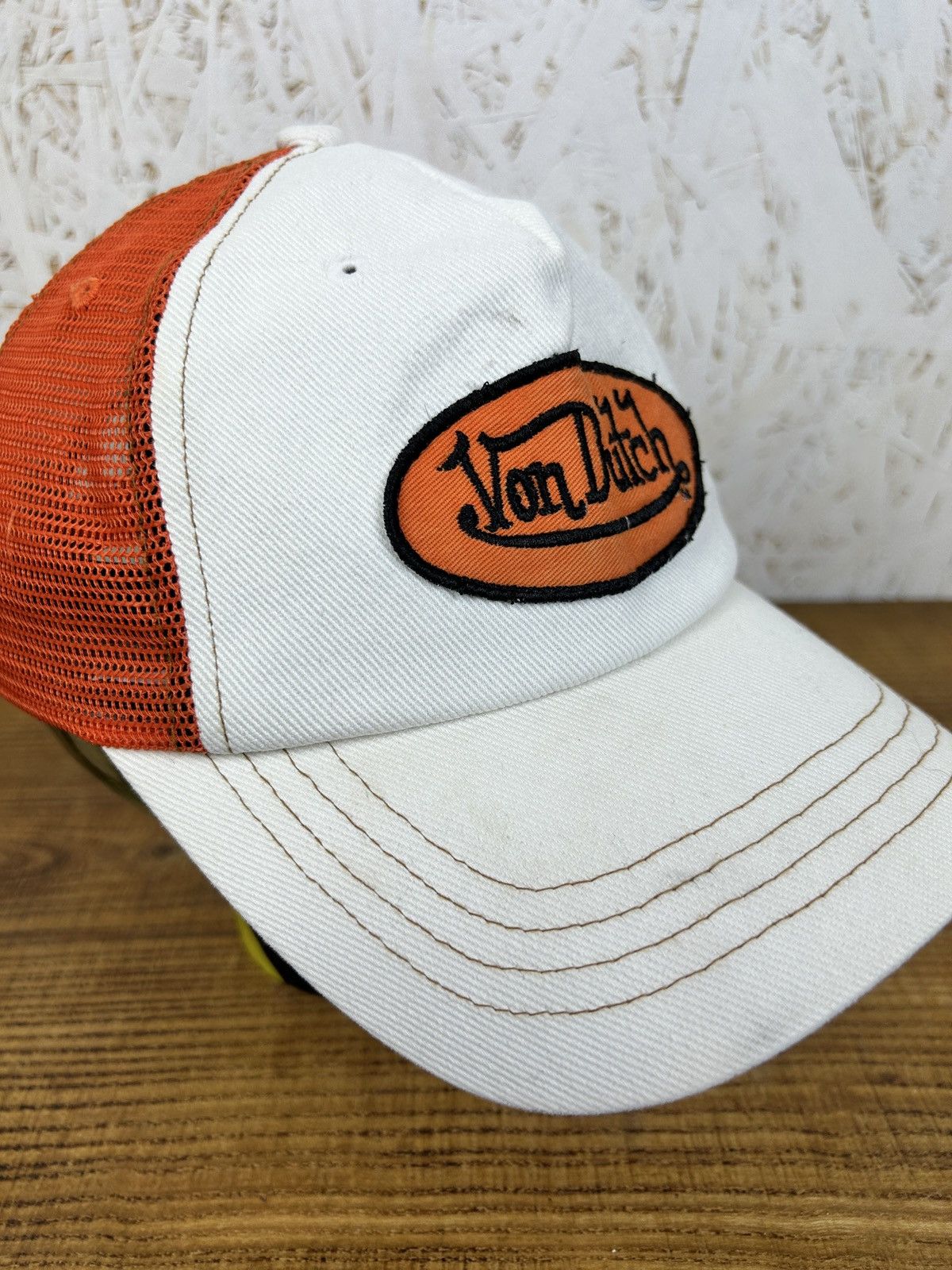 Christian Audigier Vintage Von Dutch Y2K Trucker Cap Hat By Audigier OS Size ONE SIZE - 7 Thumbnail