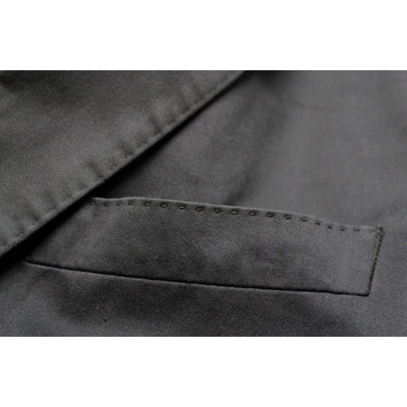 Hugo Boss HUGO BOSS Blazer Men US 40R Notch Lapel Single-Breasted Grey 98% Cotton 2% Elastane Lined Stretch Vintage: No Size 40R - 7 Thumbnail