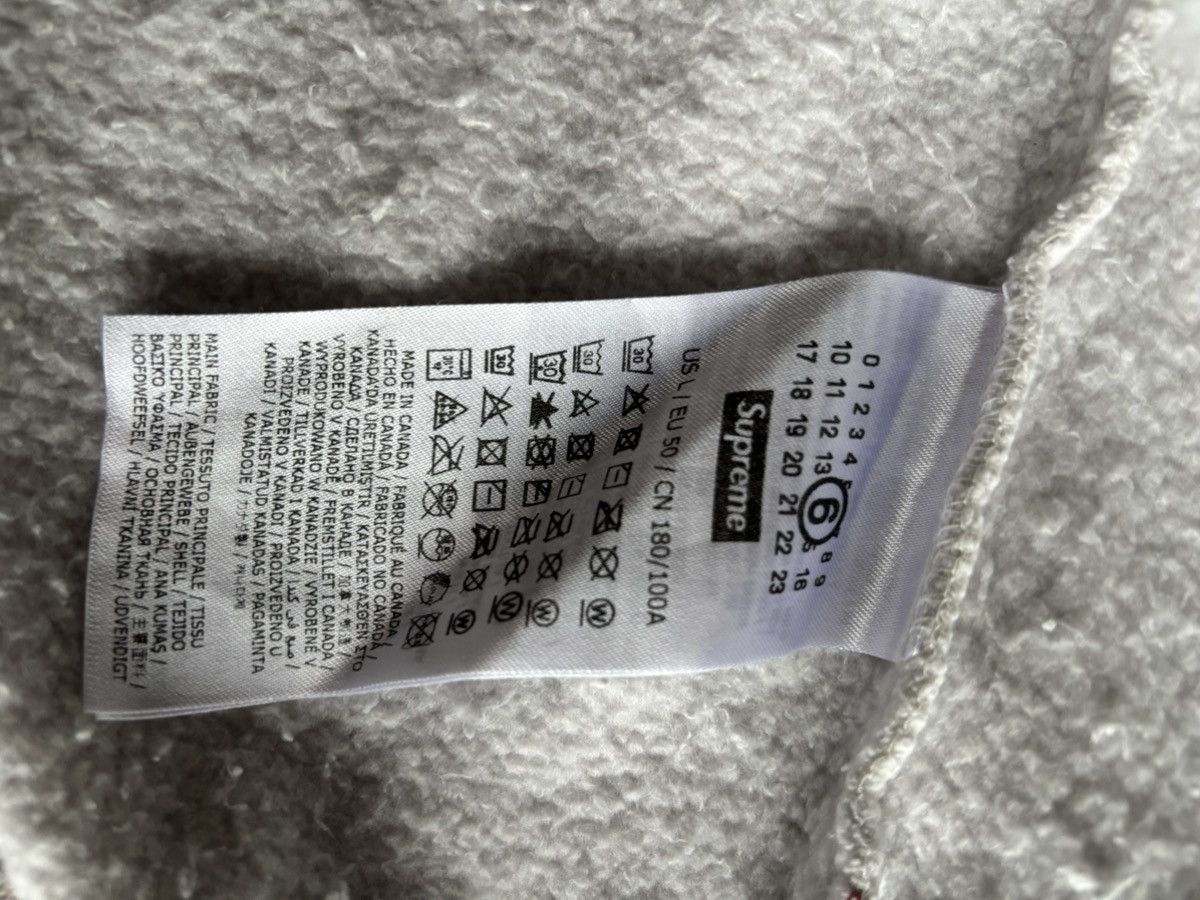 Maison Margiela × Supreme Supreme X MM6 Box Logo Zip Up Hoodie Size US L / EU 52-54 / 3 - 5 Thumbnail
