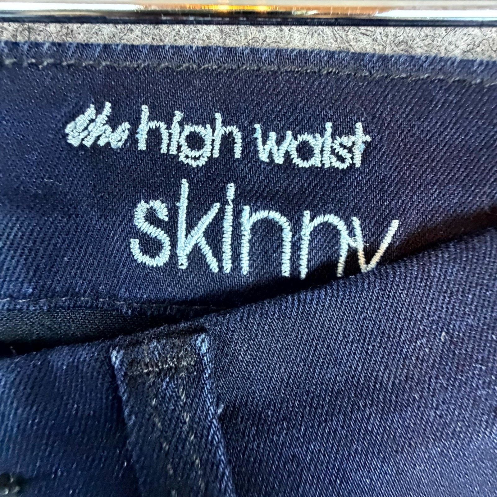 7 For All Mankind 7 For All Mankind Skinny Jeans Womens 26 Blue High Waist Size 26" / US 2 / IT 38 - 3 Thumbnail