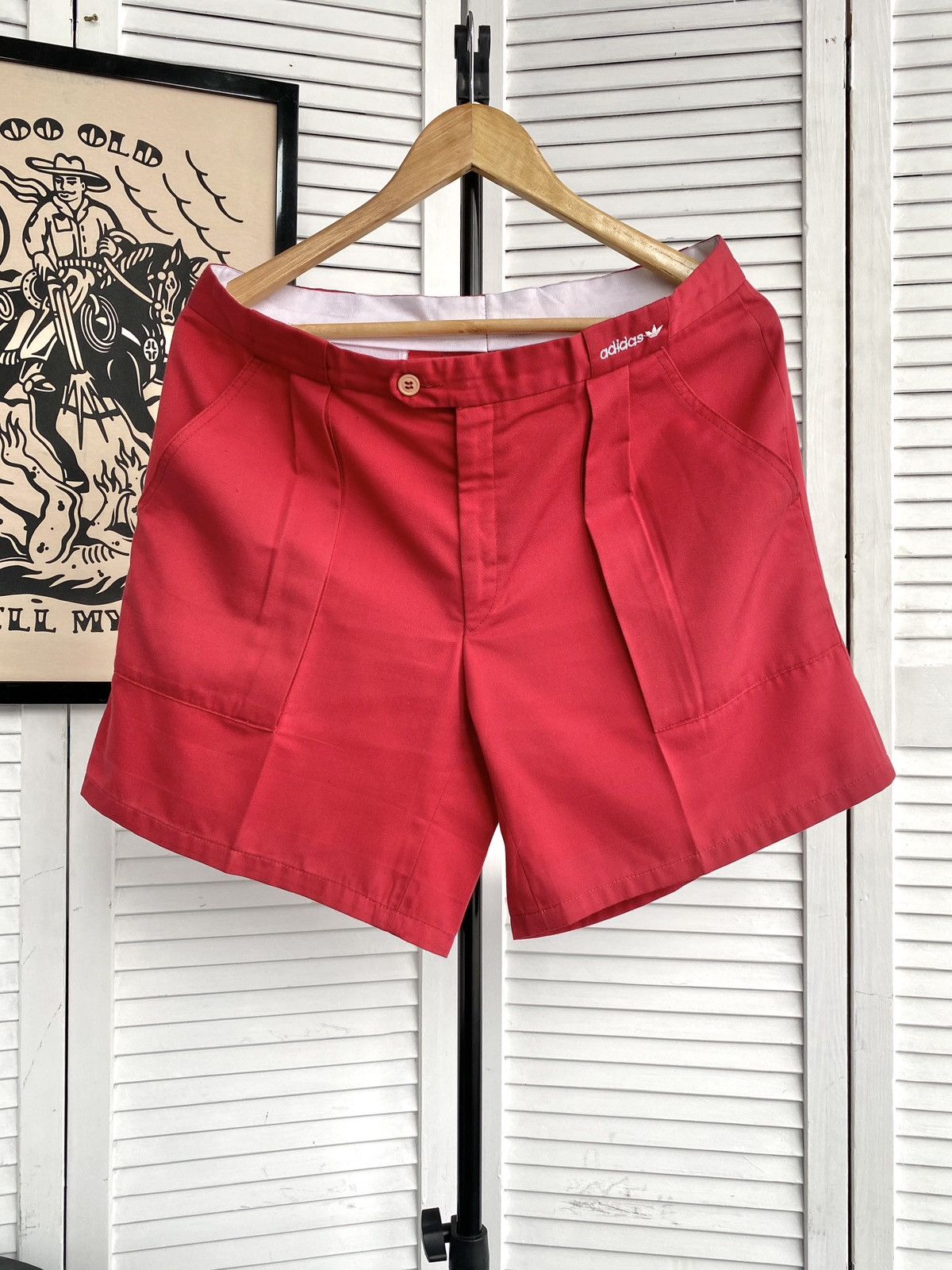 Adidas × Vintage Vintage 90s Adidas Tennis Shorts West Gearmany Cotton Size US 34 / EU 50 - 1 Thumbnail