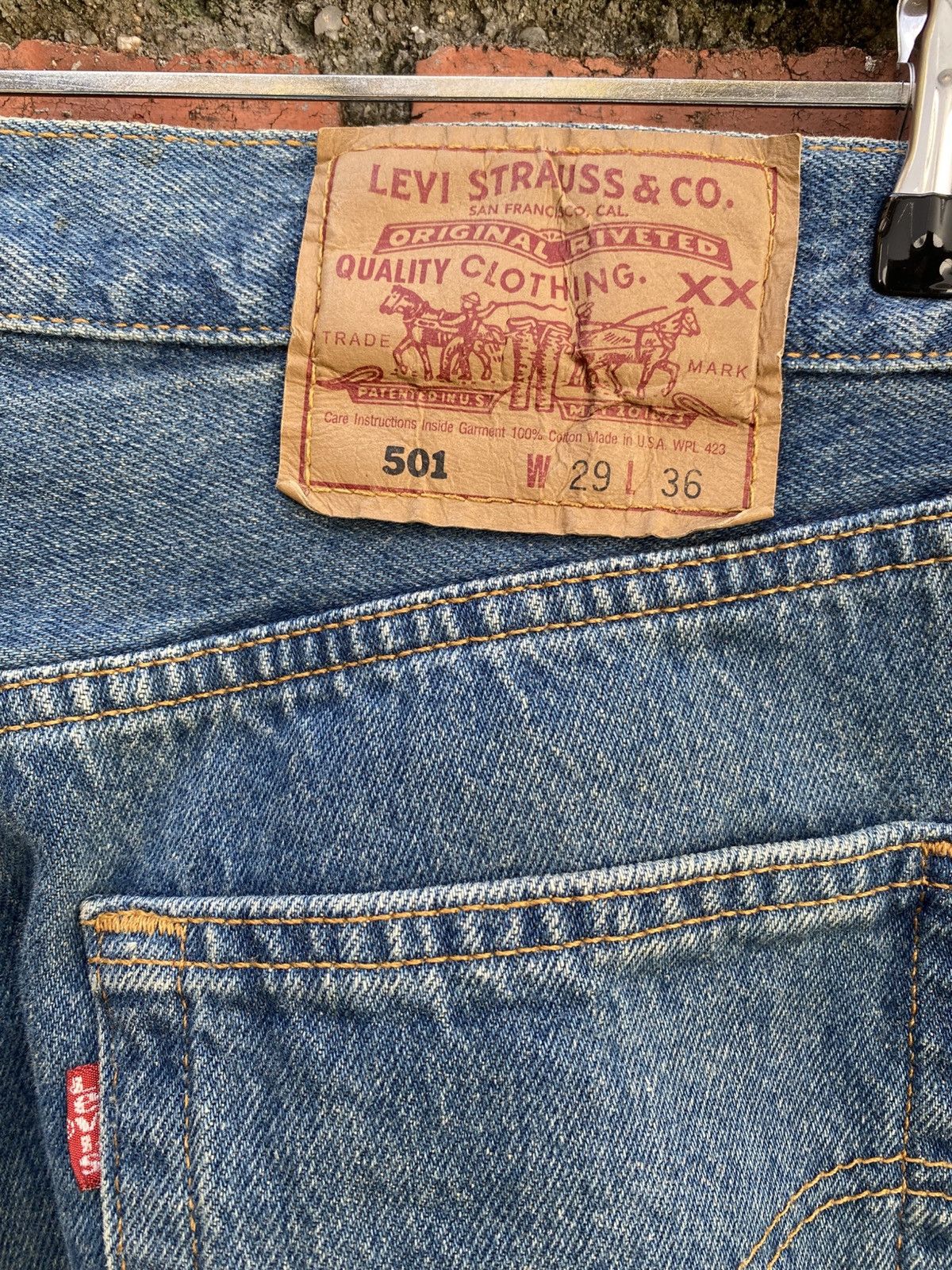 Levi's Vintage Clothing W29x31 vintage levi's 501 made in USA Size US 29 - 5 Thumbnail