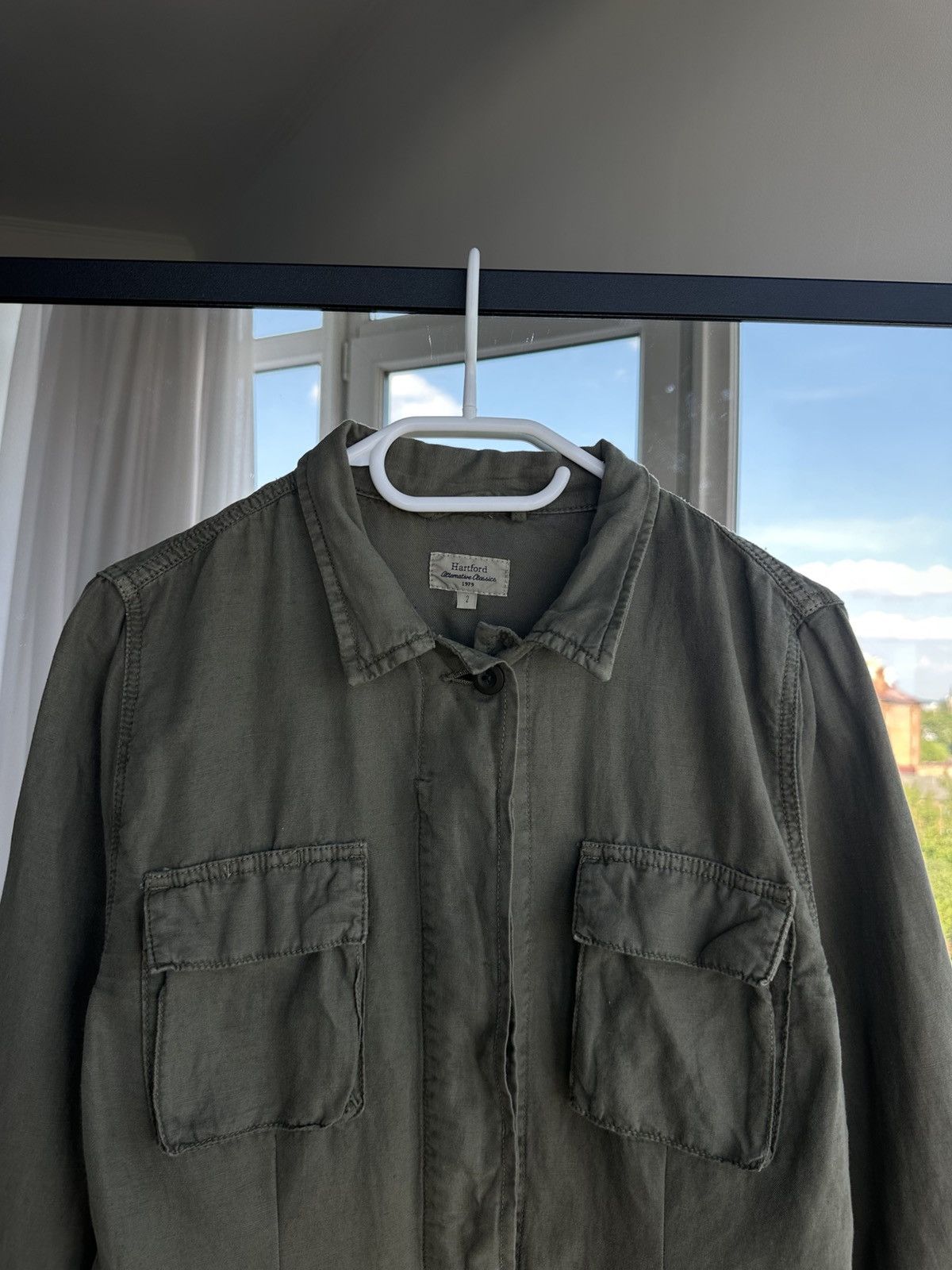 Hartford Hartford Utility Linen Khaki Military Men’s Jacket Sz M Size US M / EU 48-50 / 2 - 3 Thumbnail