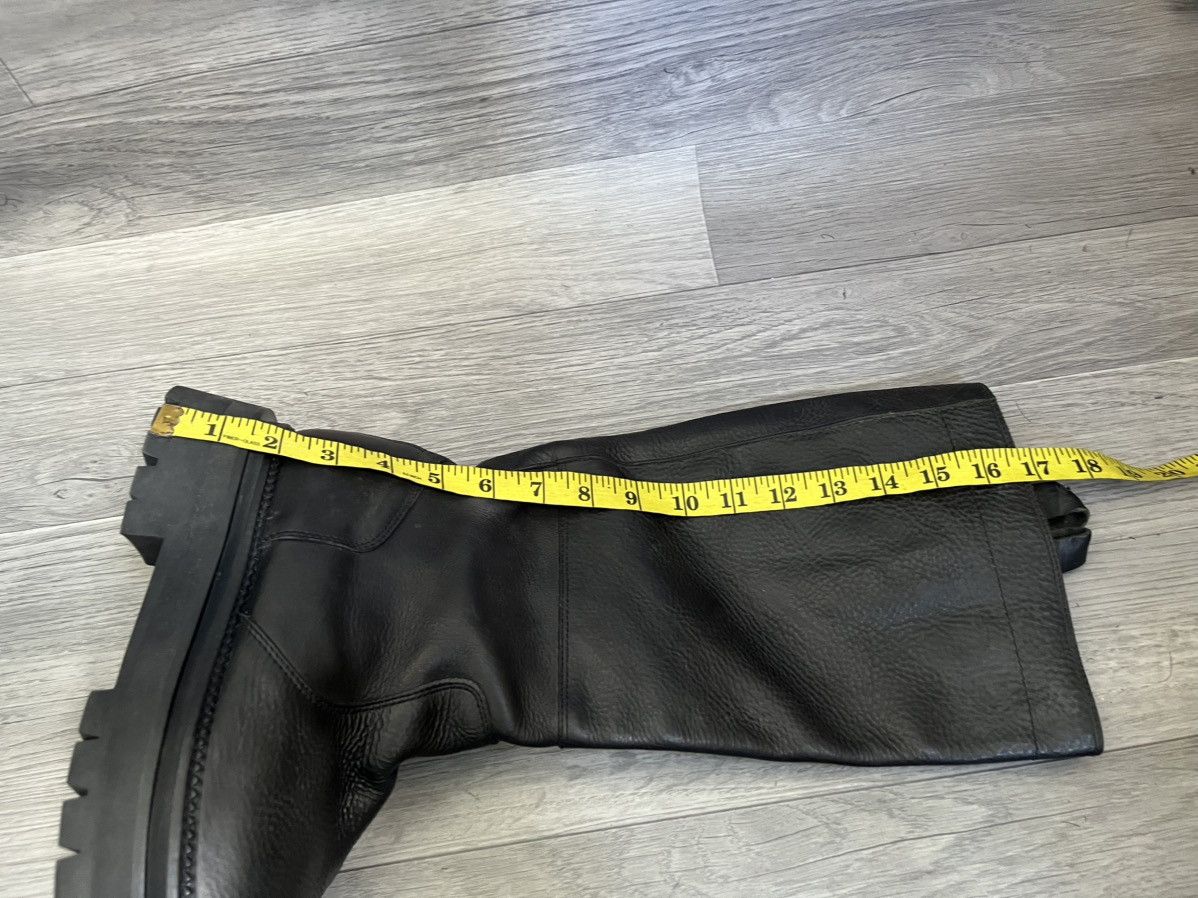 AMI Ami combat chunky leather boots ,balenciagademeulemeester Size US 11 / EU 44 - 9 Thumbnail