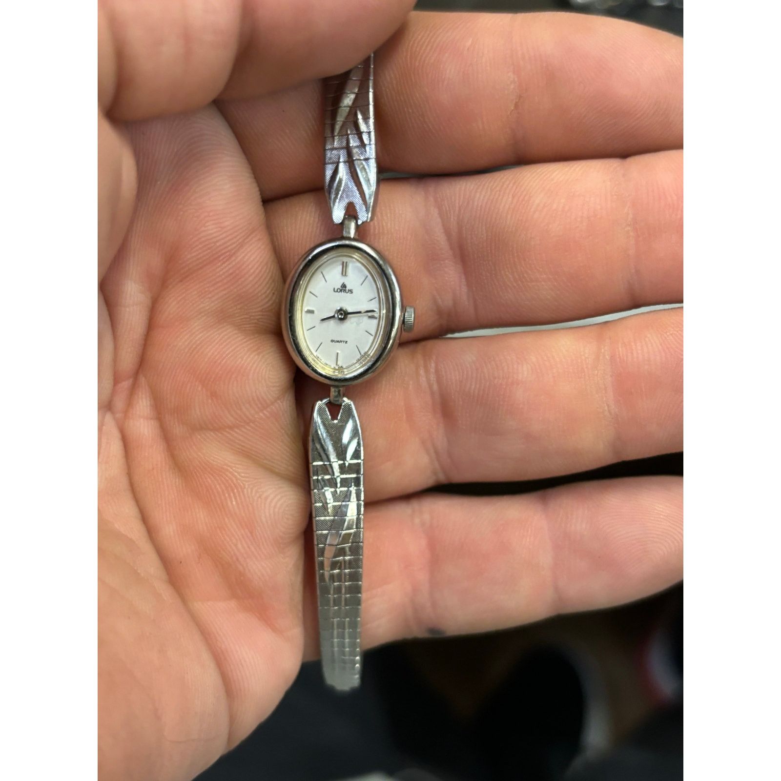 Other Vintage Lorus V810-5090 Solver Tone Cocktail Watch. Size ONE SIZE - 5 Thumbnail