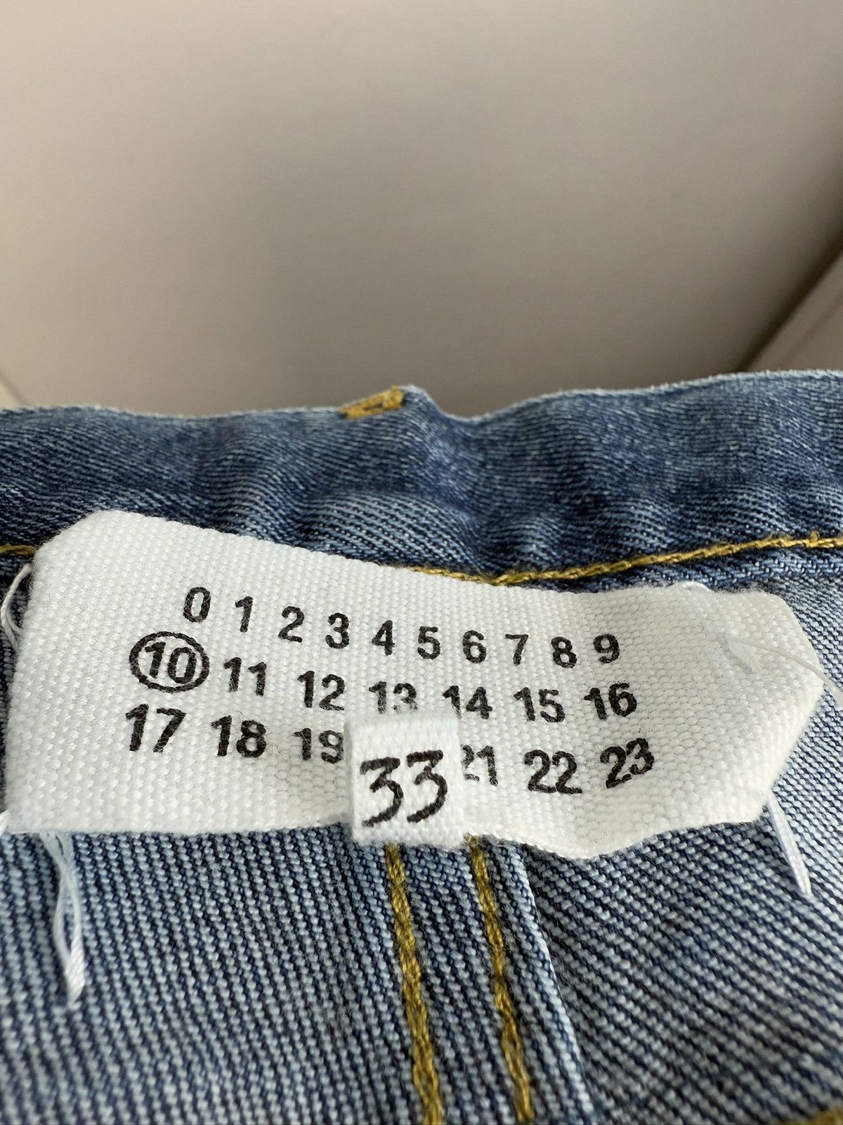 Designer × Maison Margiela Maison Margiela transparent denim jeans pants 33 archive drip Size US 33 - 8 Thumbnail