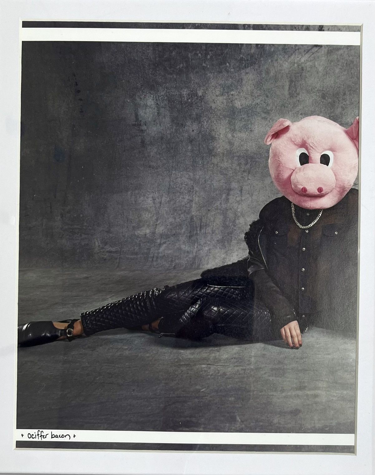 Chrome Hearts × Vintage Chrome Hearts pig head Framed poster 8x11 magazine cutout Size ONE SIZE - 2 Thumbnail