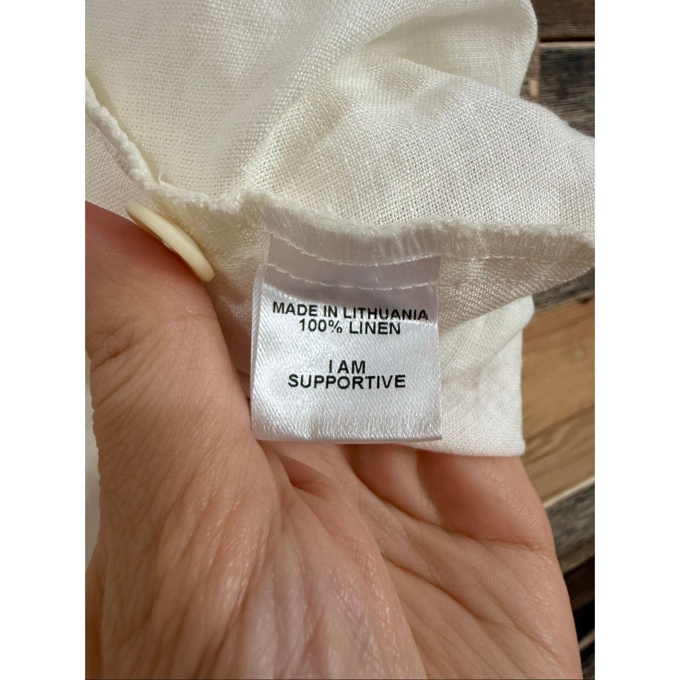 FLAX Flax button front linen blouse/ jacket sz M Size M / US 6-8 / IT 42-44 - 4 Thumbnail
