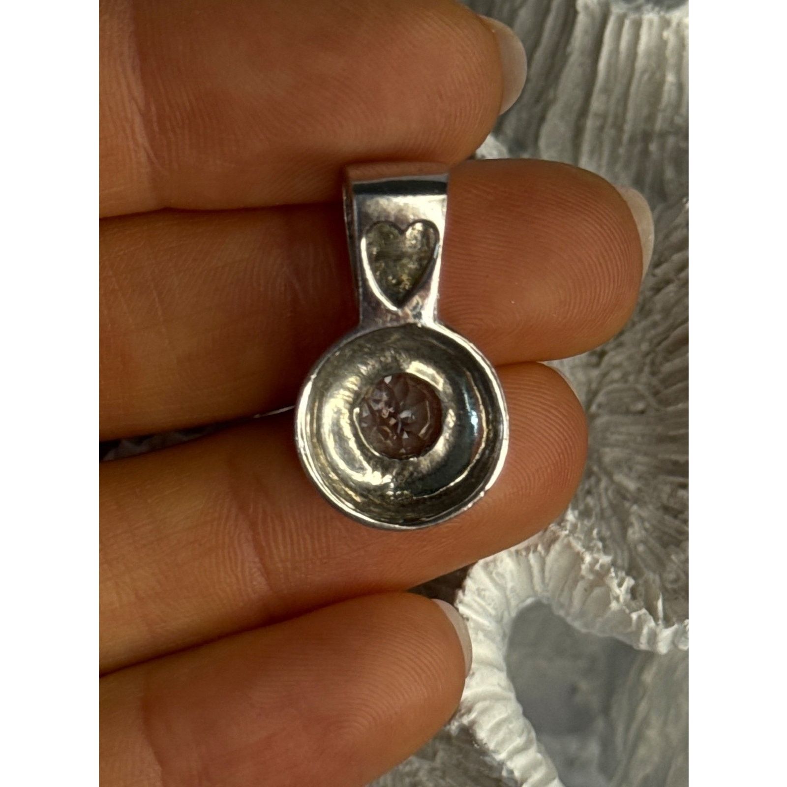Jewelry 925 STERLING SILVER BLUE TOPAZ PENDANT LENGTH 1 INCH Size ONE SIZE - 5 Thumbnail