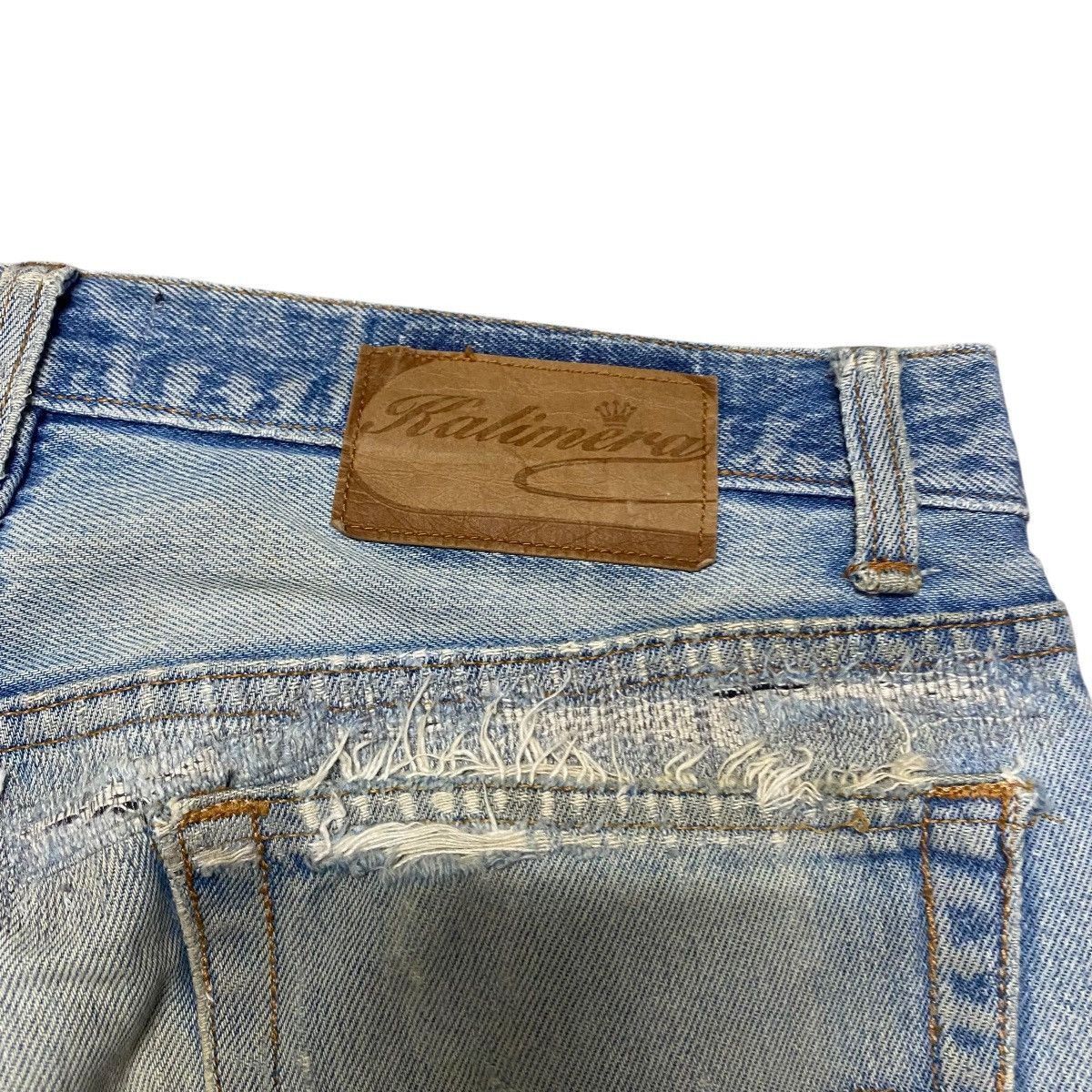 Beams Japan × Levi's Rebuid By Kalimera Levis 501 Patchwork Distressed Jeans Size US 32 / EU 48 - 15 Thumbnail