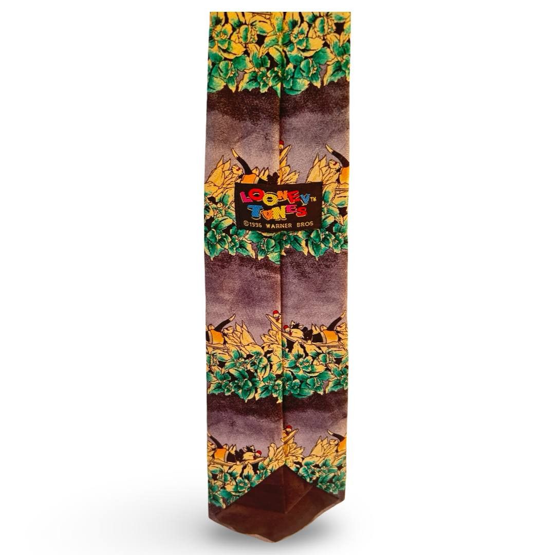 Warner Bros Looney Tunes pictured tie #1177 Size ONE SIZE - 1 Thumbnail